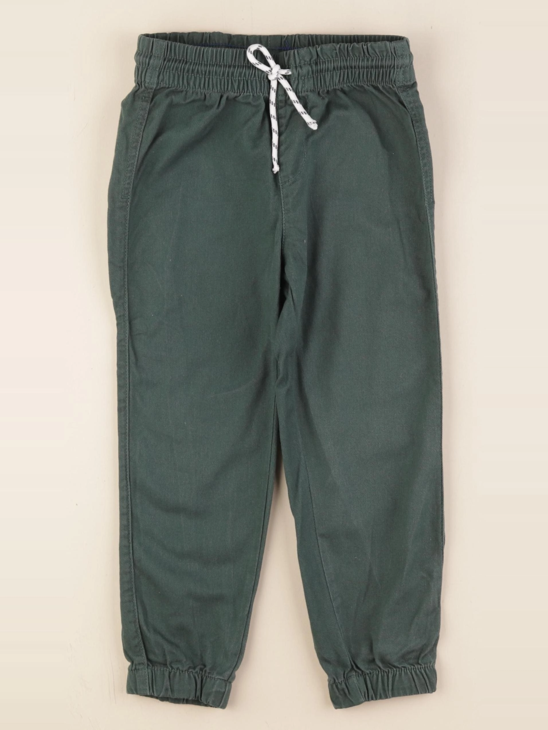 H&M - jean vert - 3/4 ans