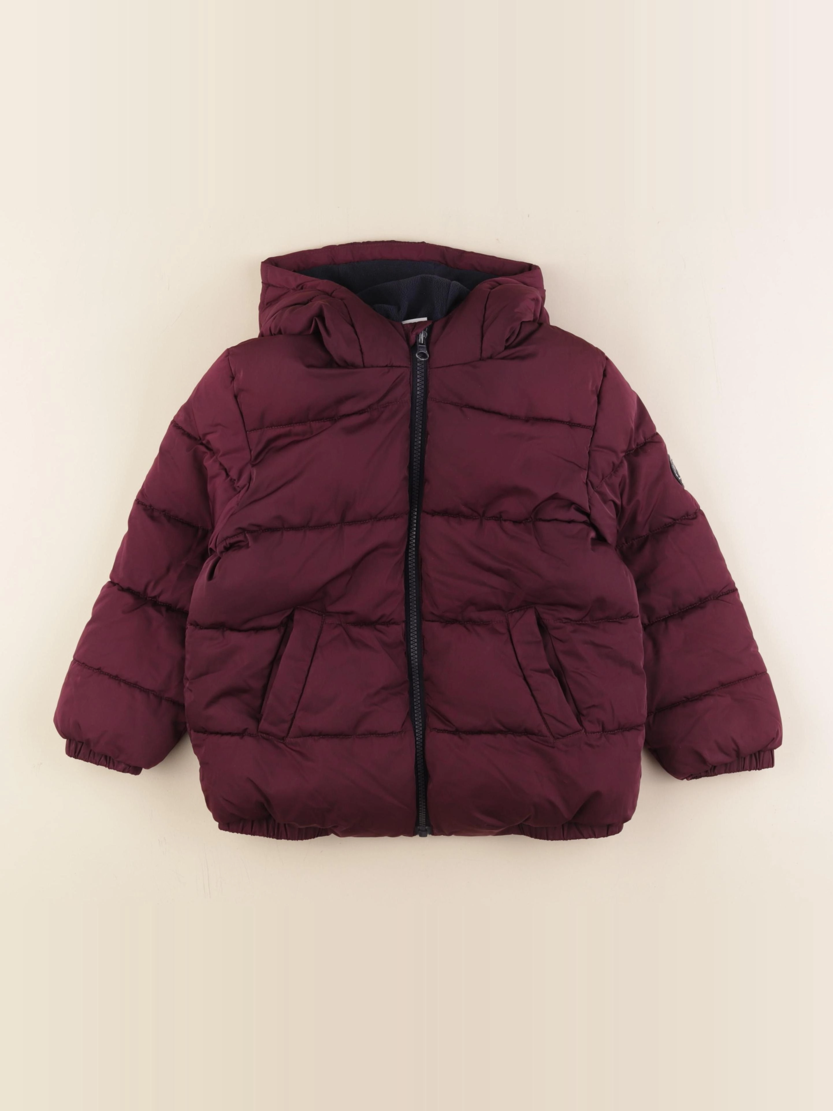 Petit Bateau - doudoune rouge - 6 ans