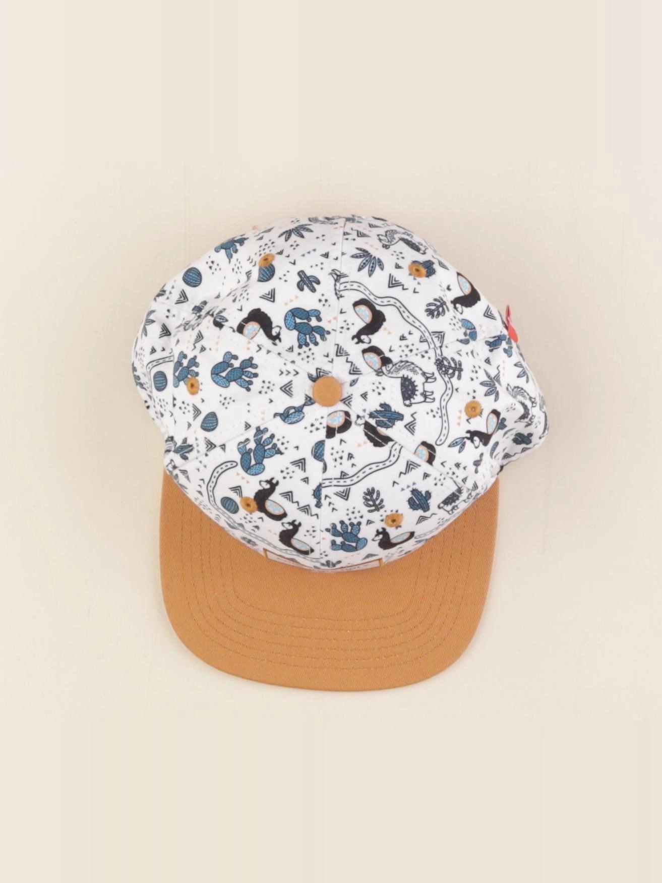 Hello Hossy - casquette marron, bleu - 6/14 ans