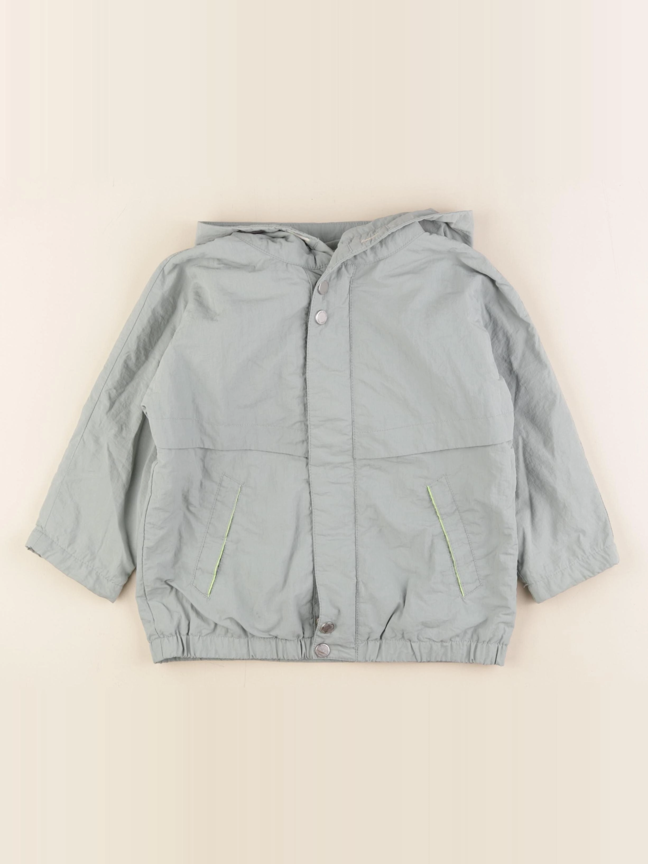 Zara - veste doublé vert - 2/3 ans