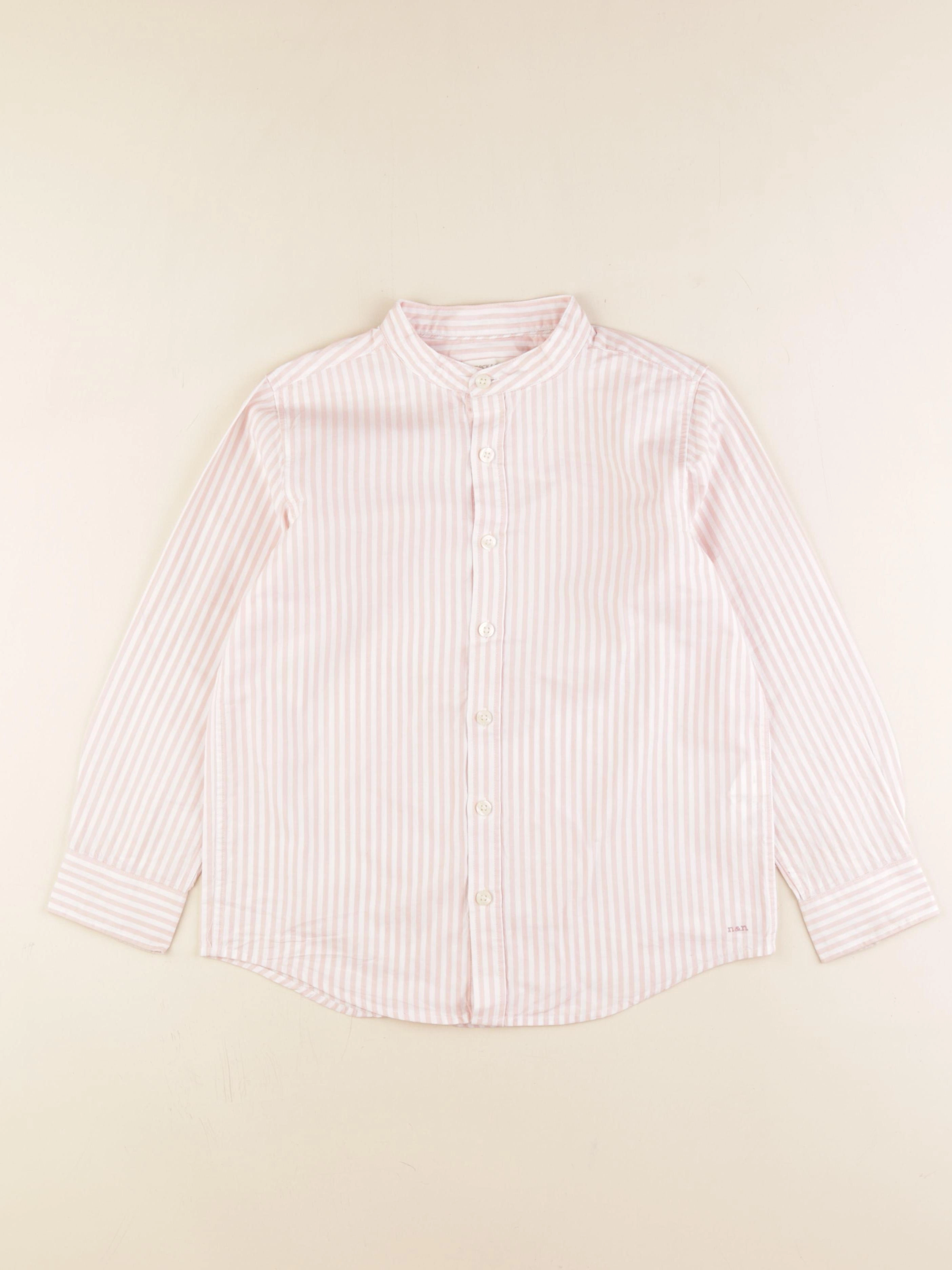 Neck & Neck - blouse blanc, rose - 8/9 ans
