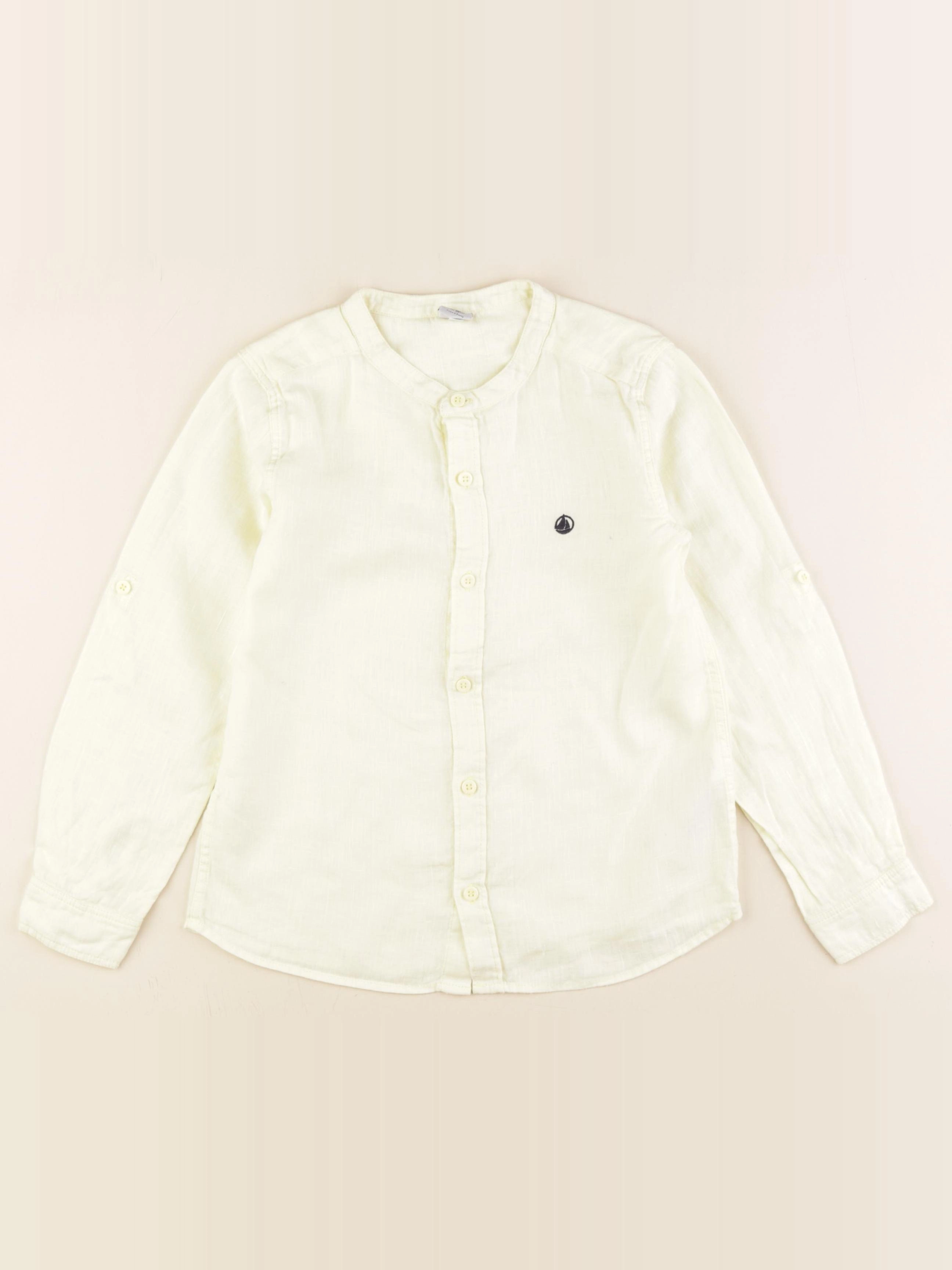 Petit Bateau - chemise jaune - 8 ans