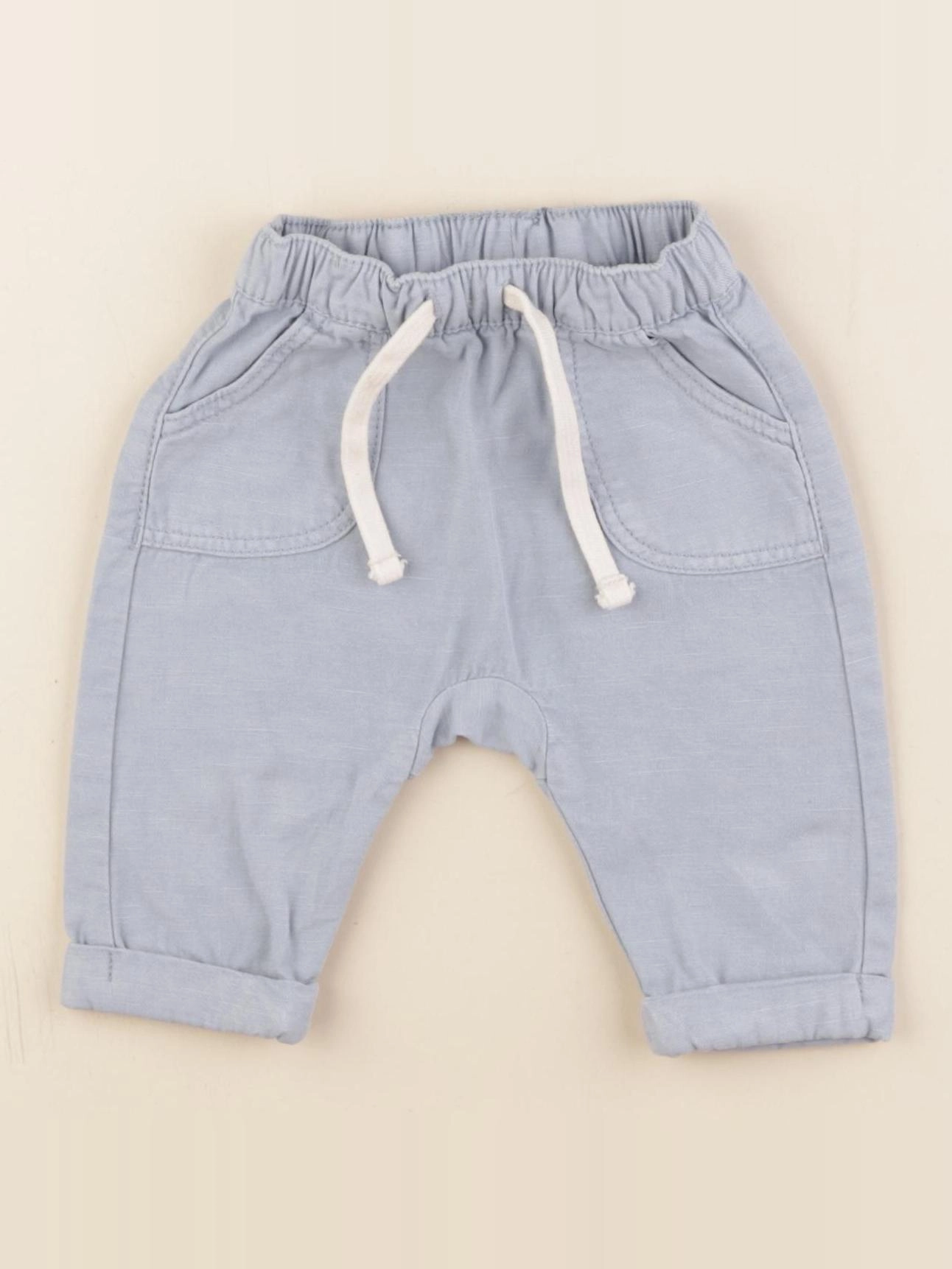 Tape à l'oeil - pantalon bleu - 3 mois