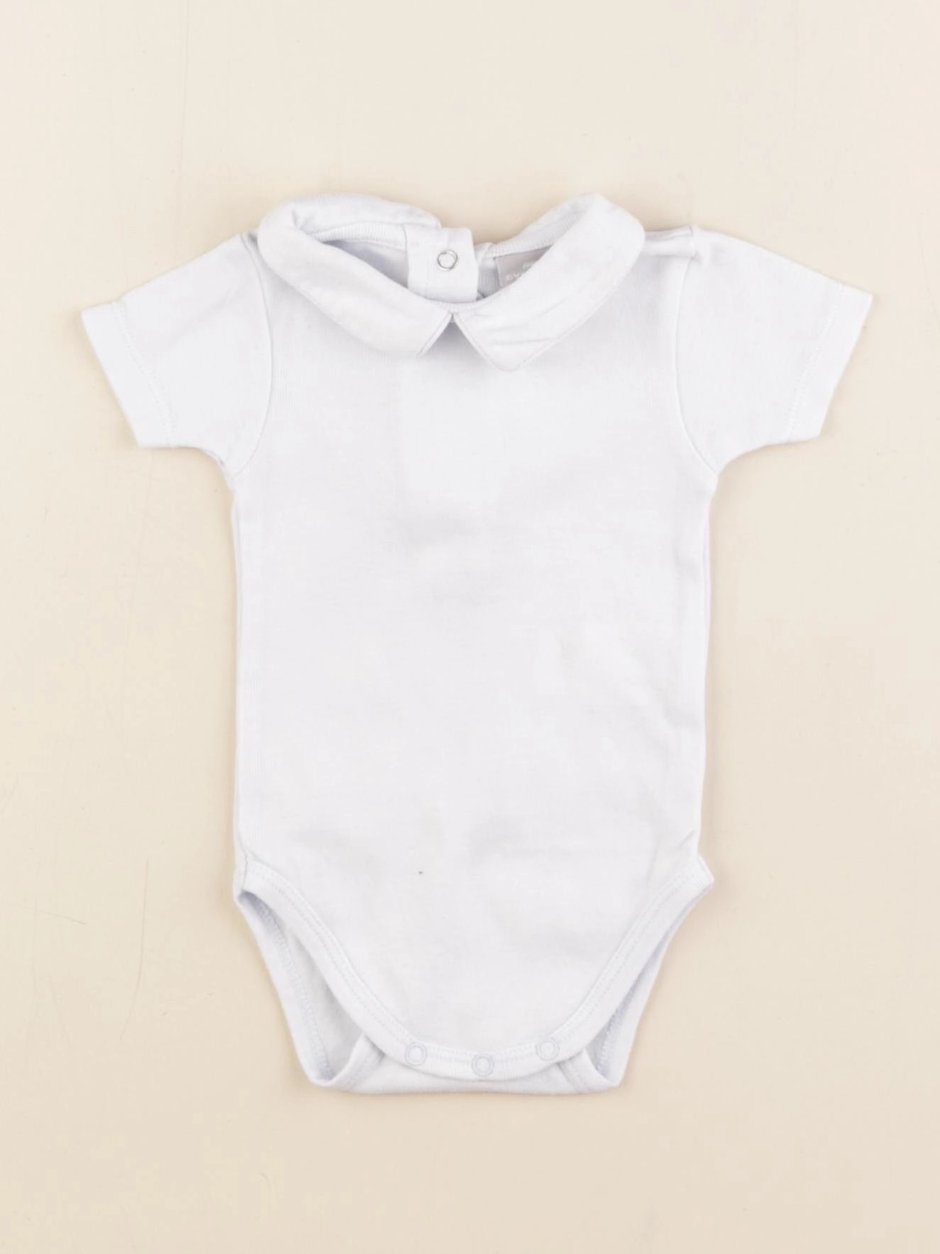 Cyrillus - body à col bleu - 3 mois