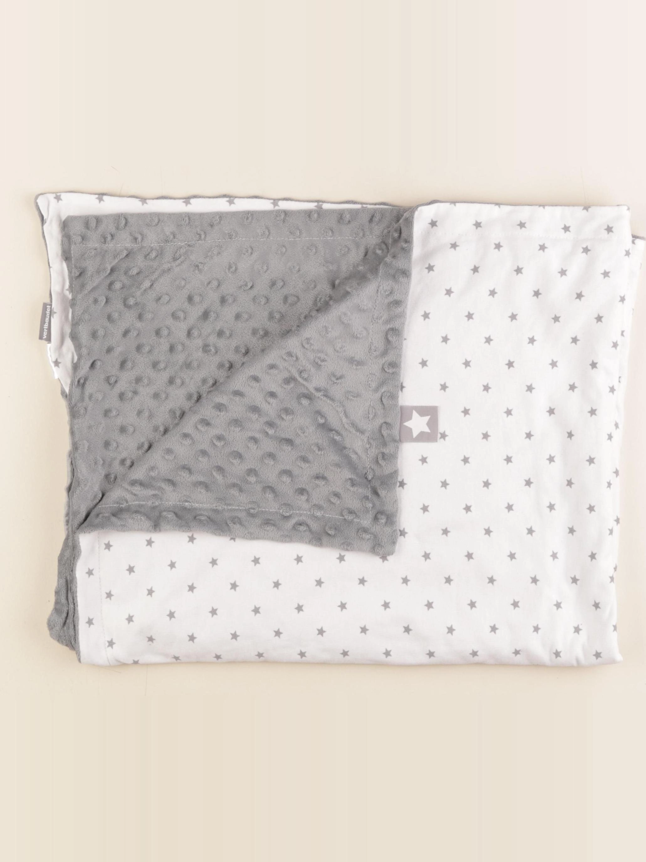 Vertbaudet - couverture blanc, gris - 