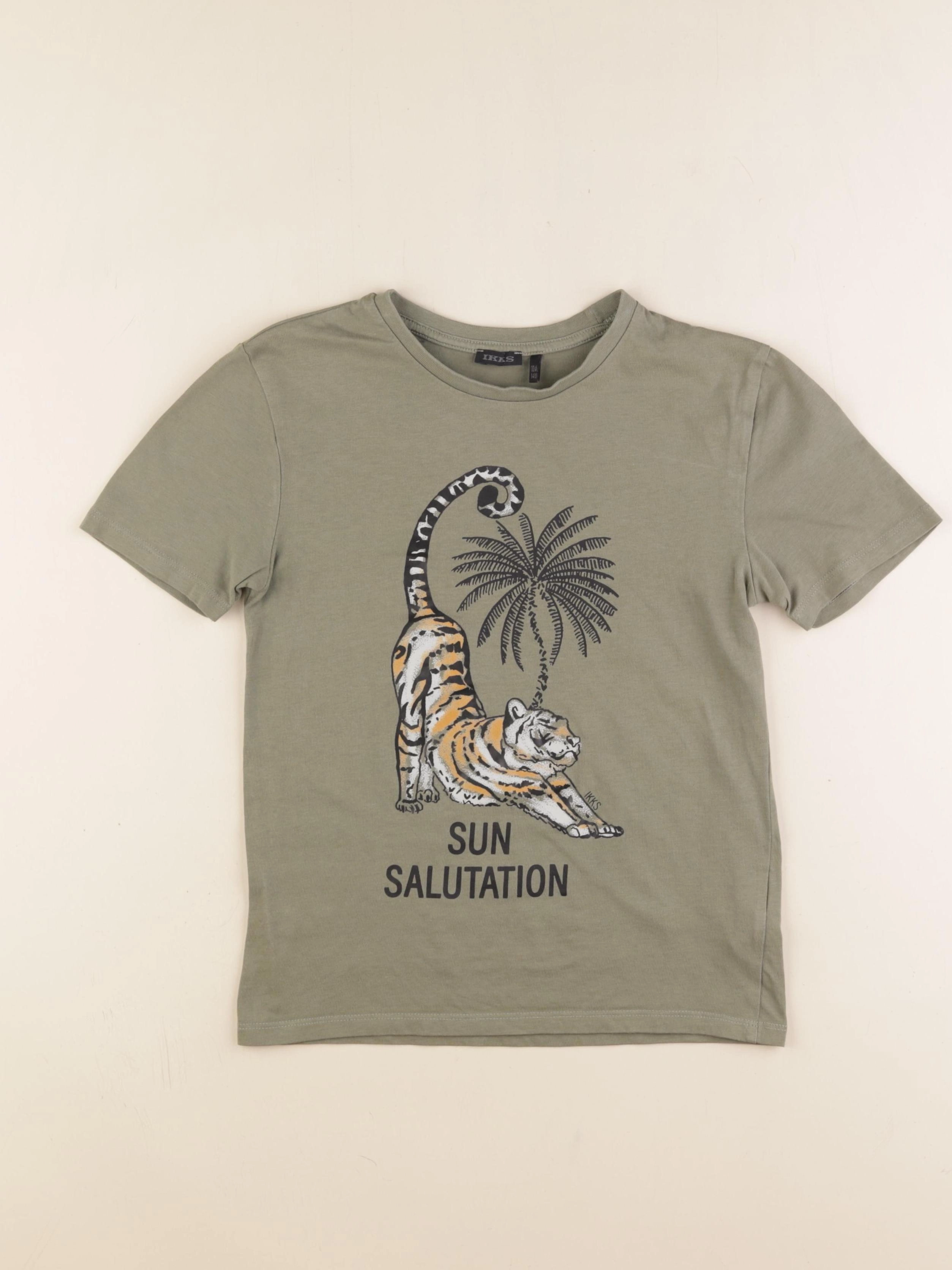 IKKS - tee-shirt vert - 10 ans
