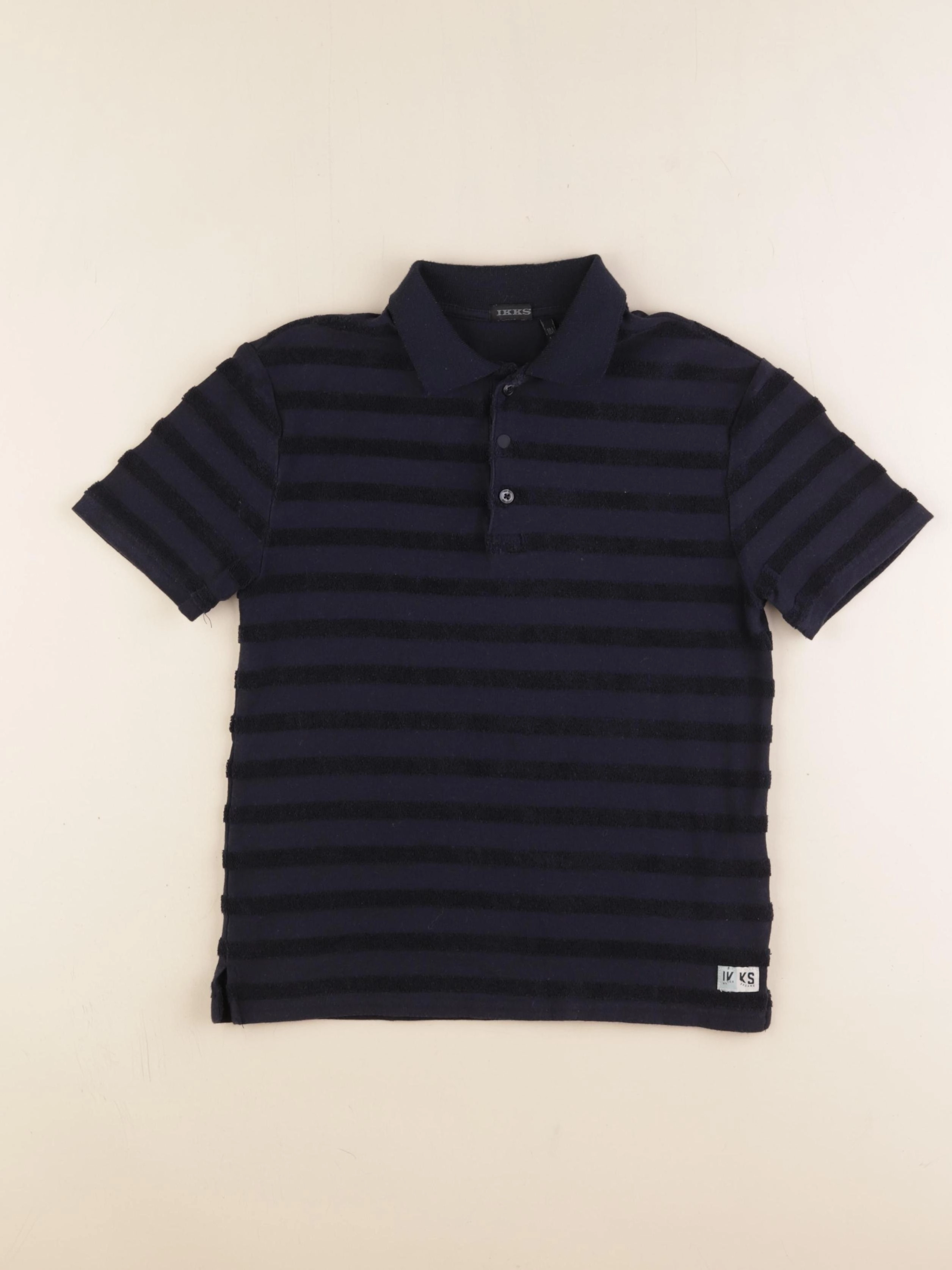 IKKS - polo bleu - 10 ans