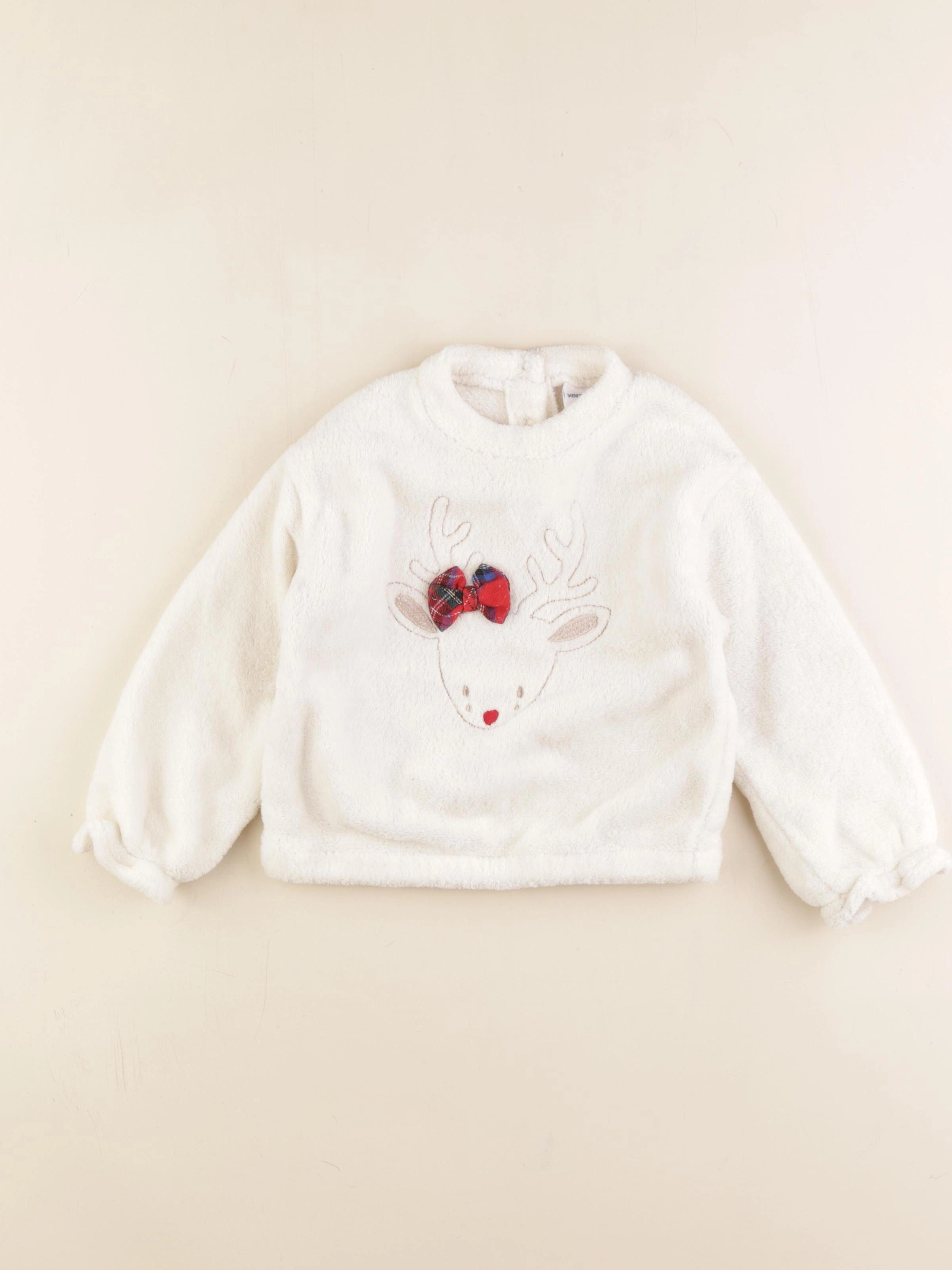 Vertbaudet - sweat or, beige - 36 mois