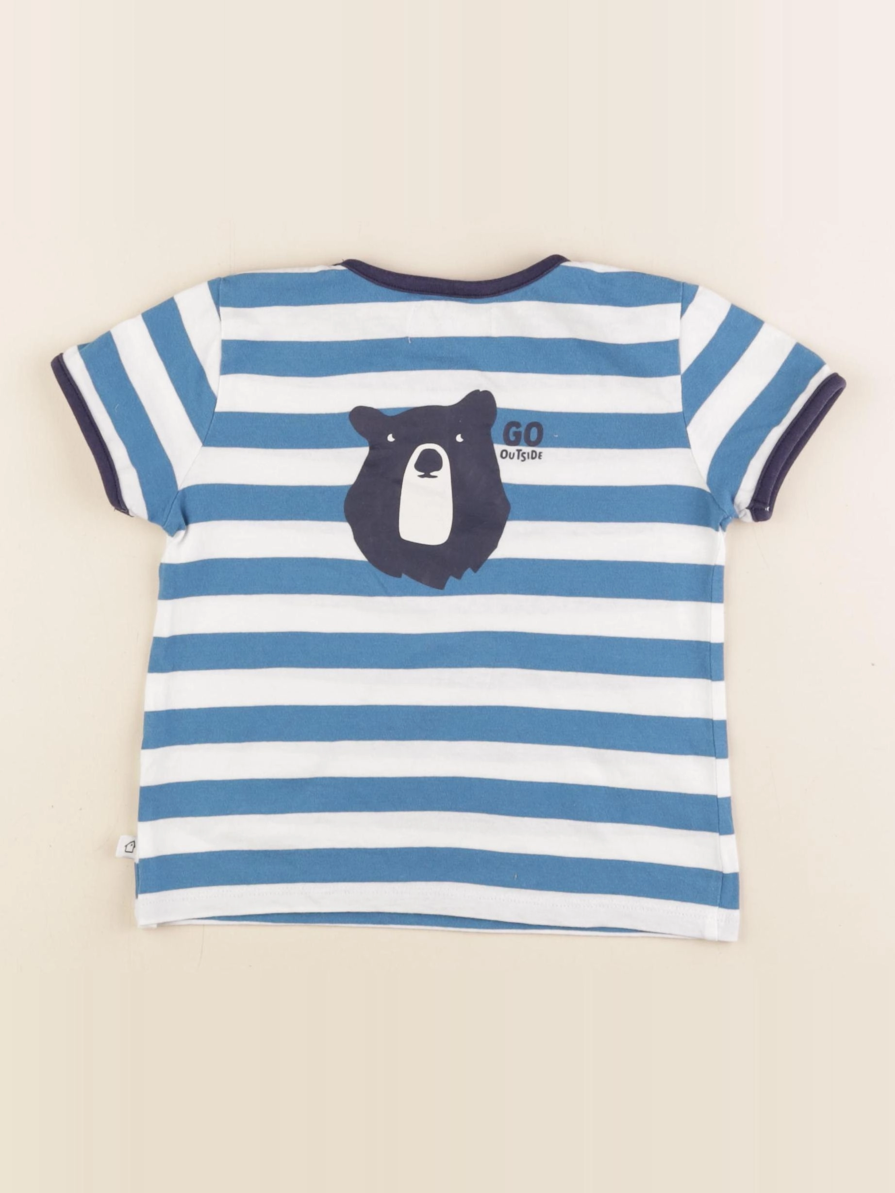 Cadet Rousselle - tee-shirt imprimé au dos blanc, bleu - 4 ans