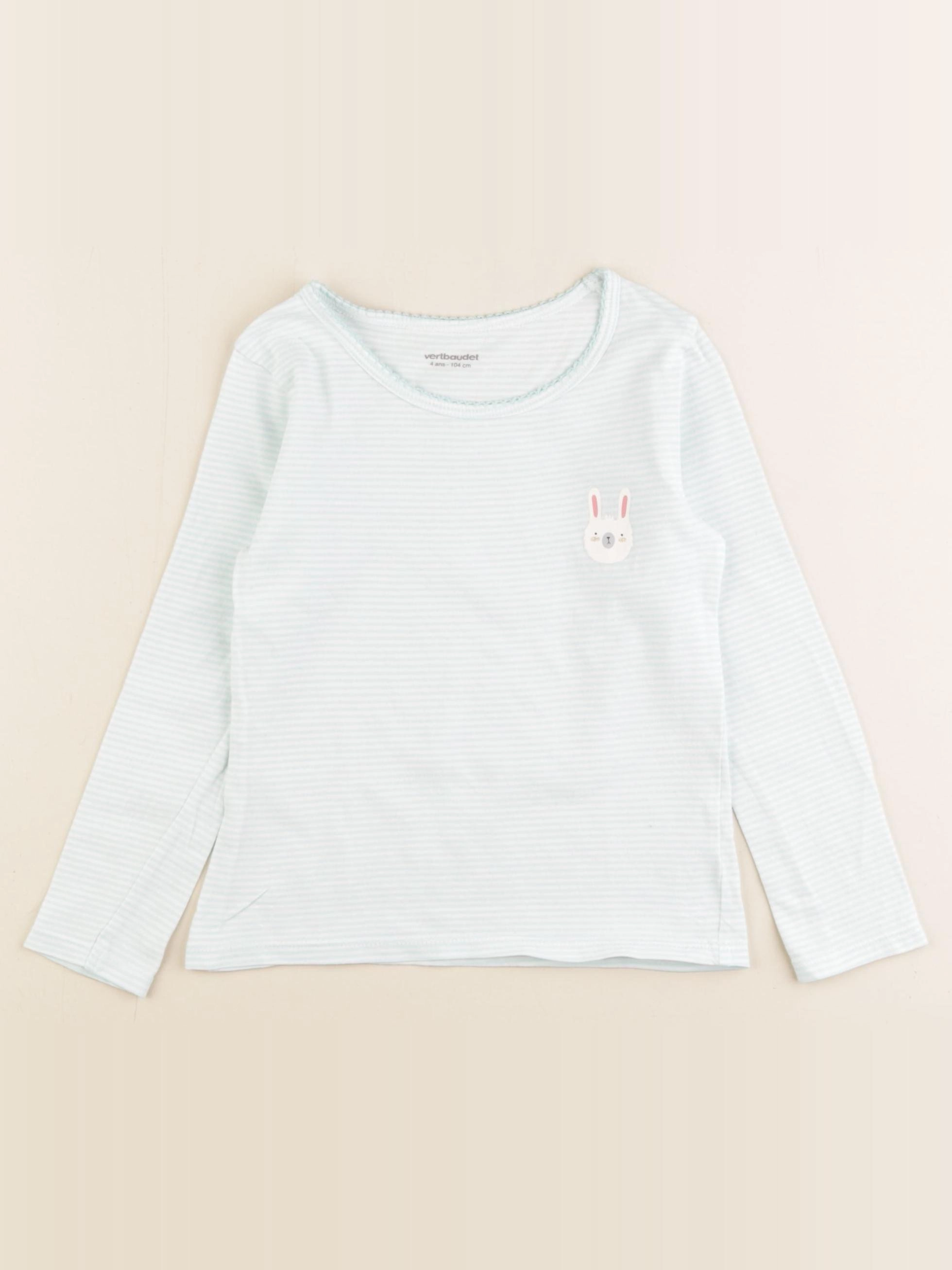 Vertbaudet - maillot de corps multicolore - 4 ans