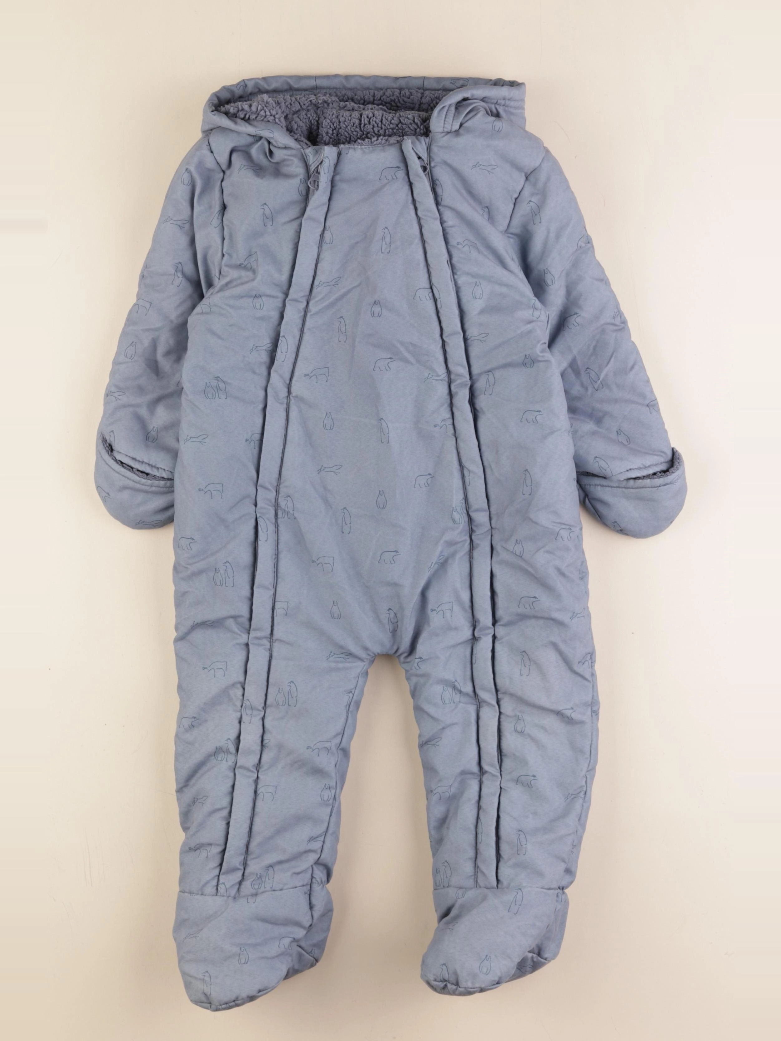 Vertbaudet - combi-pilote bleu - 18 mois