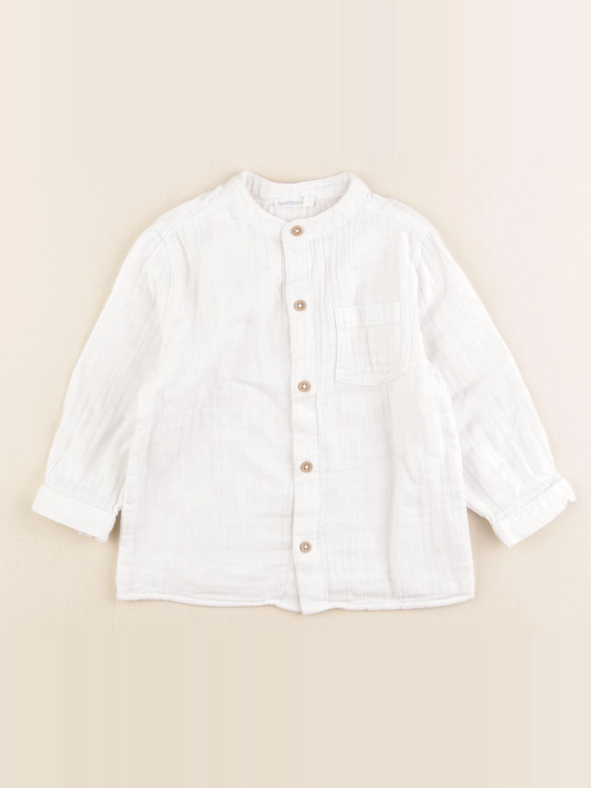 Boutchou - chemise blanc - 18 mois