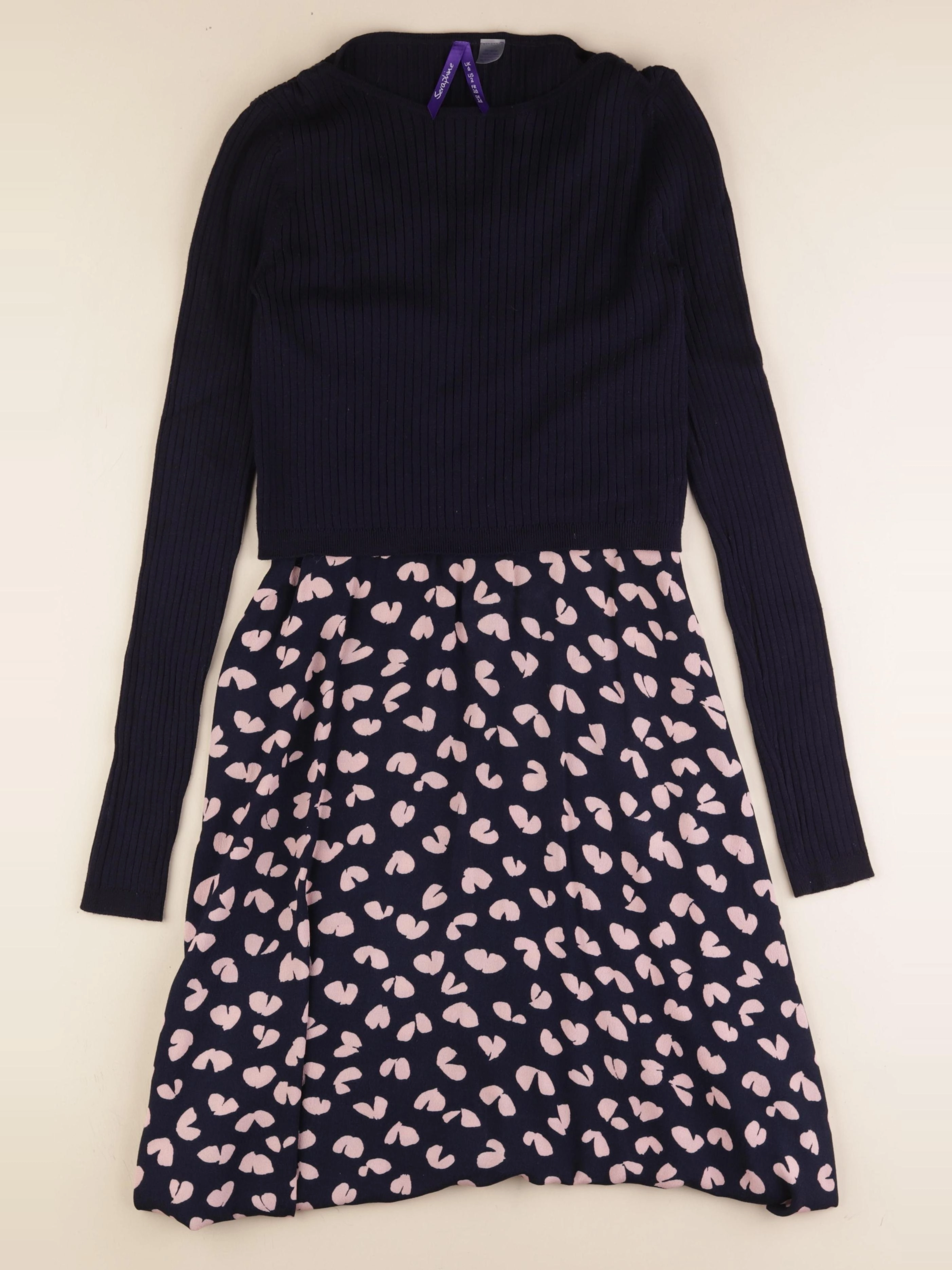 Seraphine - robe grossesse, allaitement rose, bleu - 36