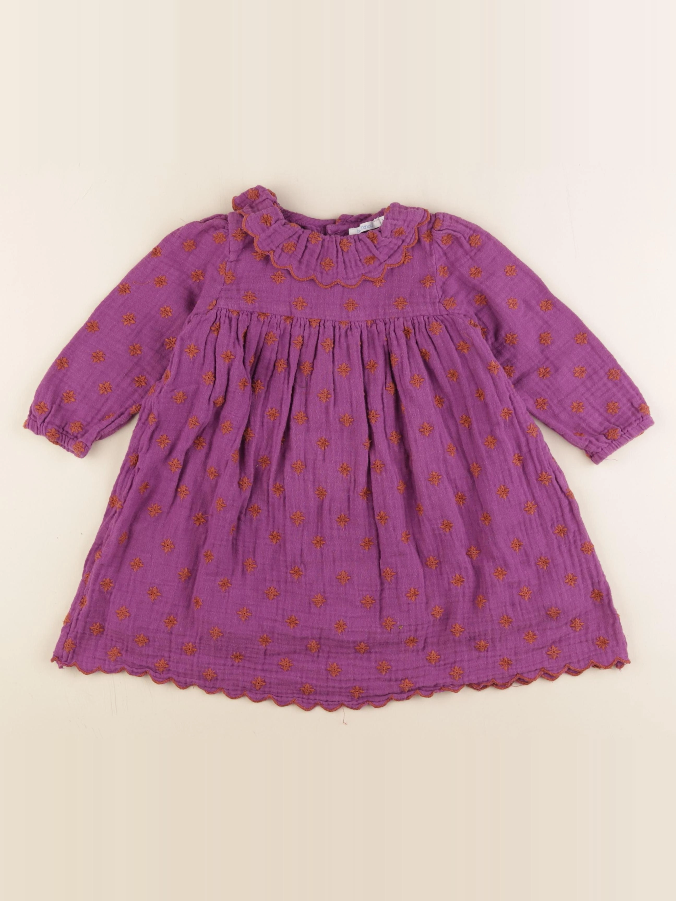 Boutchou - robe violet - 24 mois