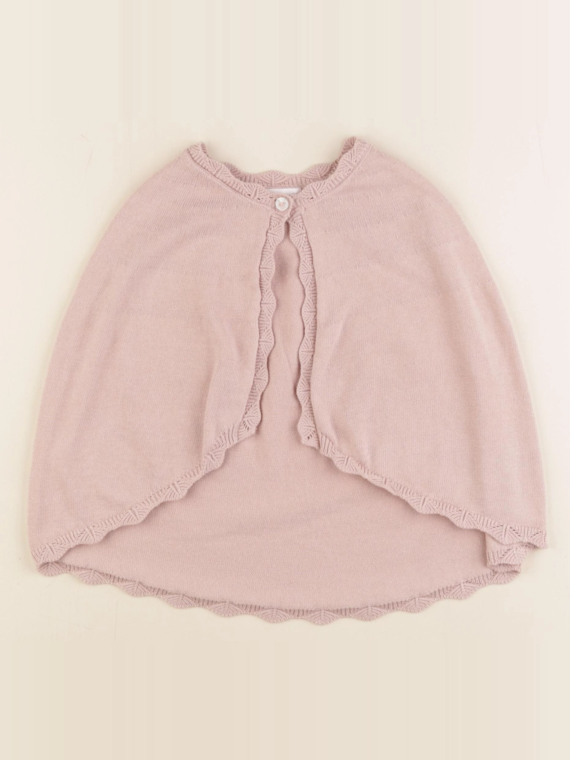 Mango - gilet rose - 3/4 ans