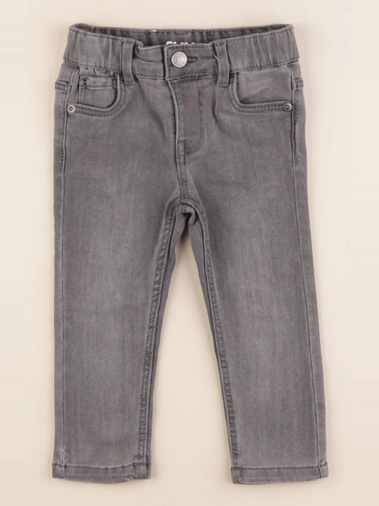 Vertbaudet - jean gris - 2 ans