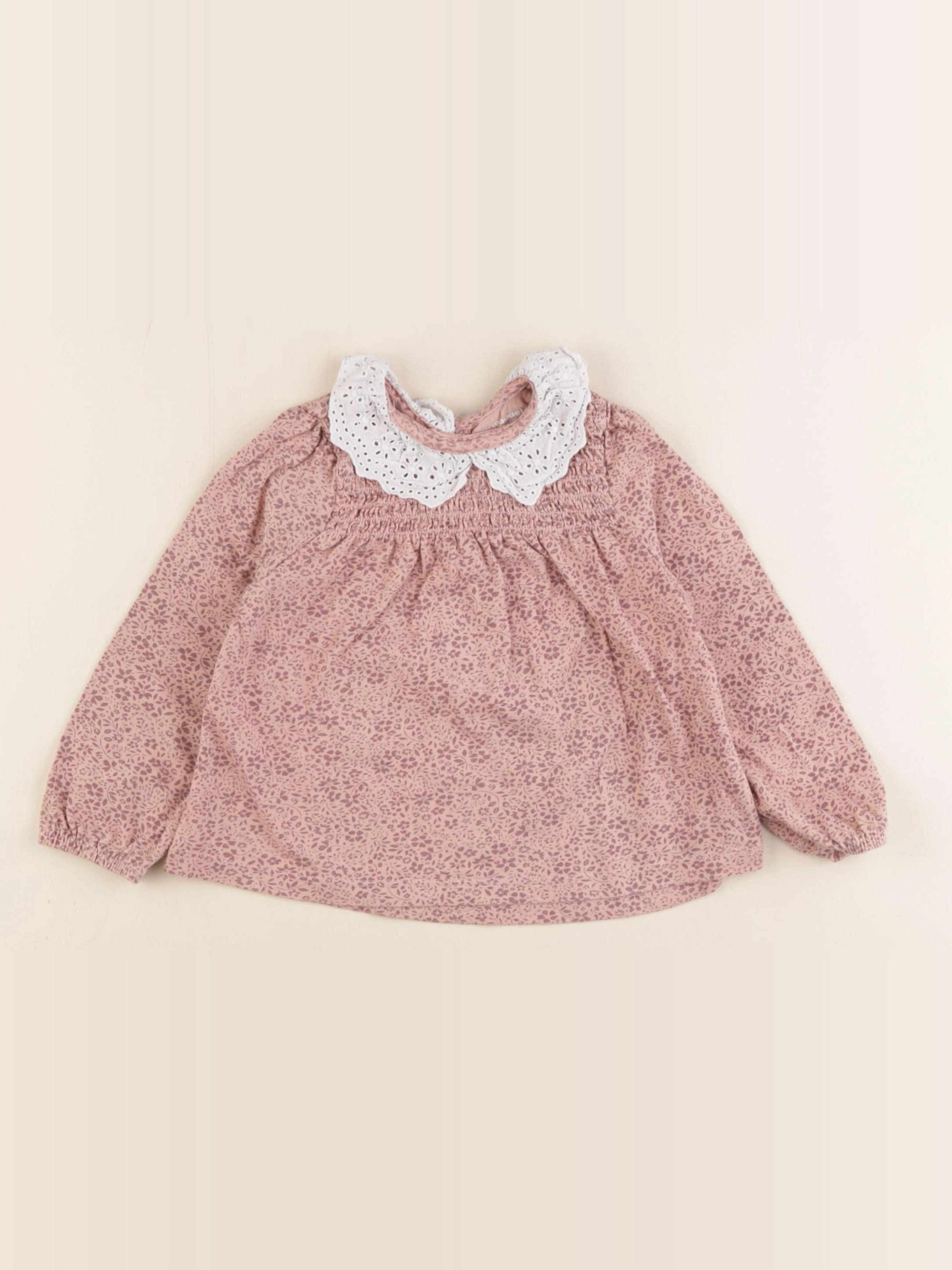 Vertbaudet - tee-shirt rose - 2 ans