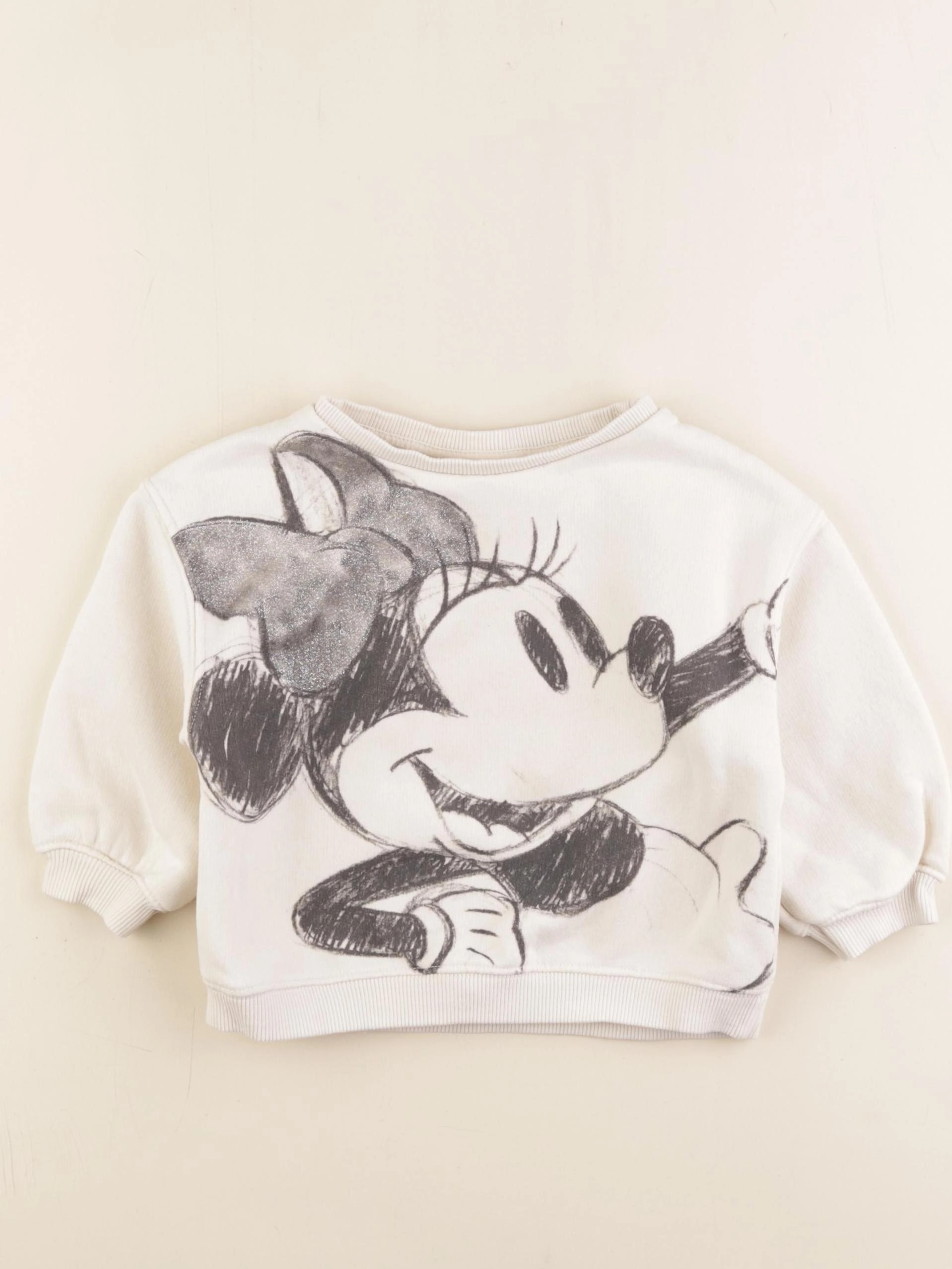 Zara - sweat beige - 18/24 mois