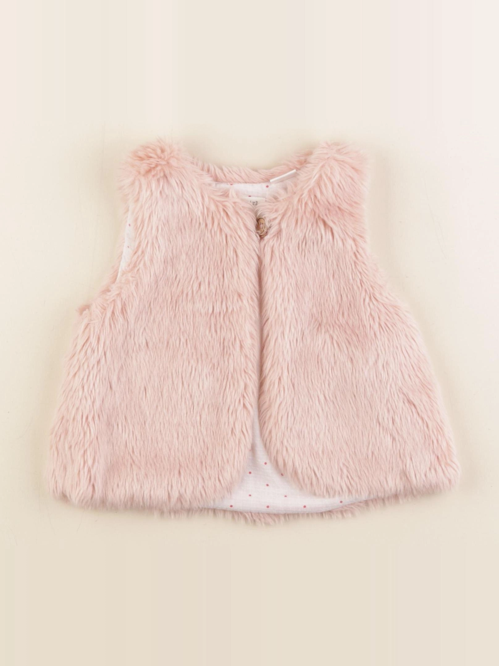 Zara - gilet rose - 12/18 mois