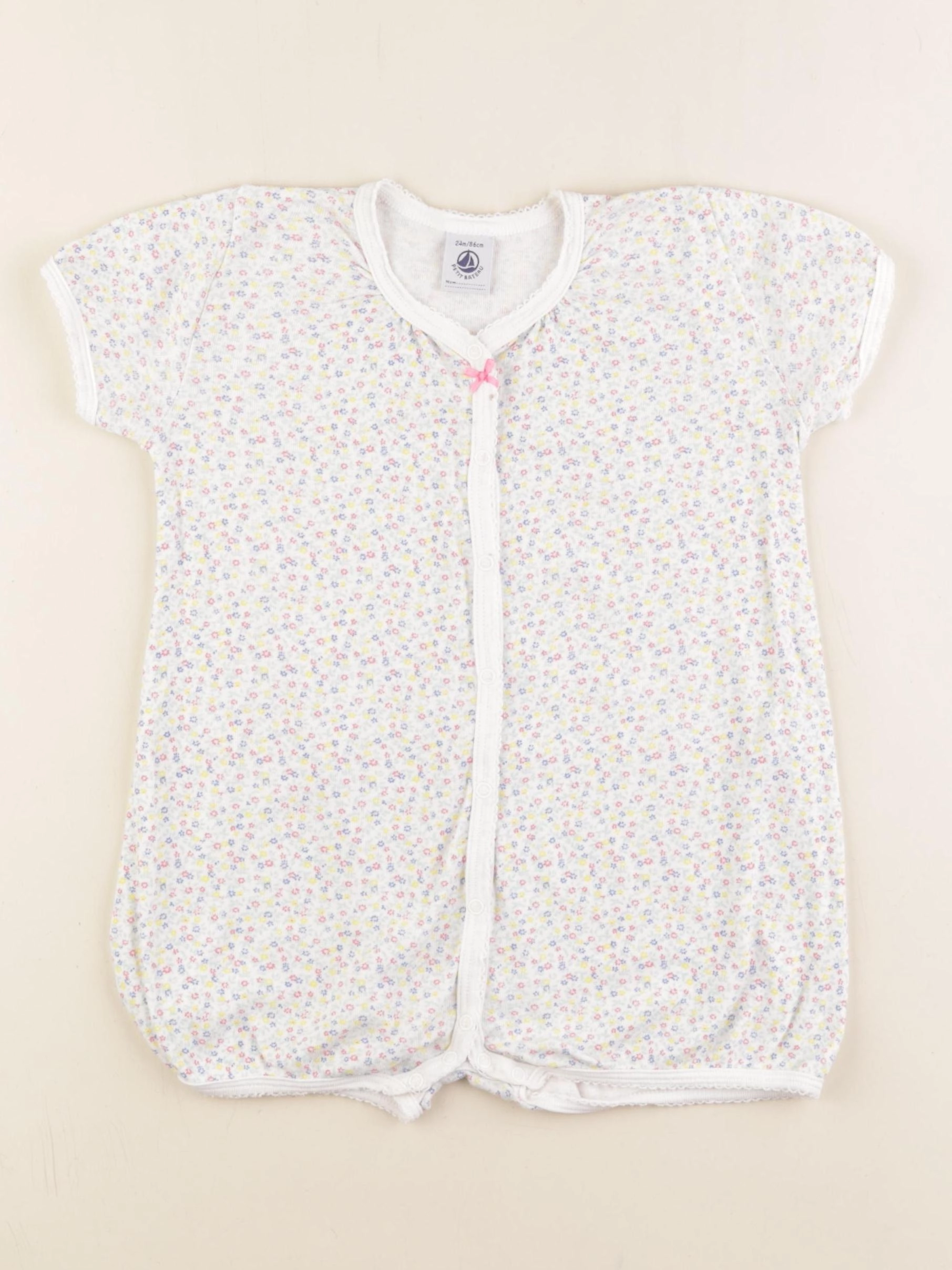 Petit Bateau - pyjama coton multicolore - 24 mois