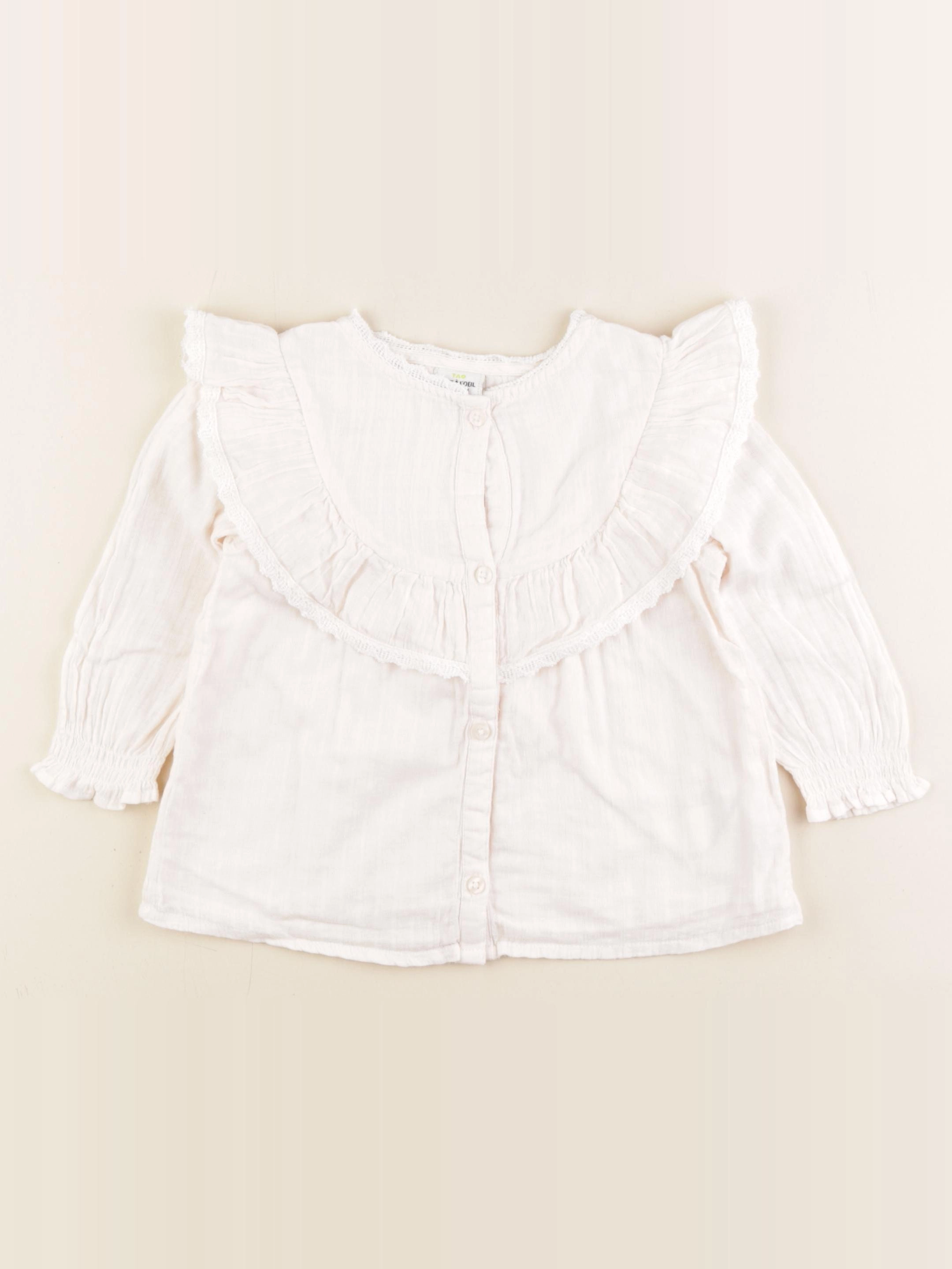 Tape à l'oeil - blouse beige - 36 mois