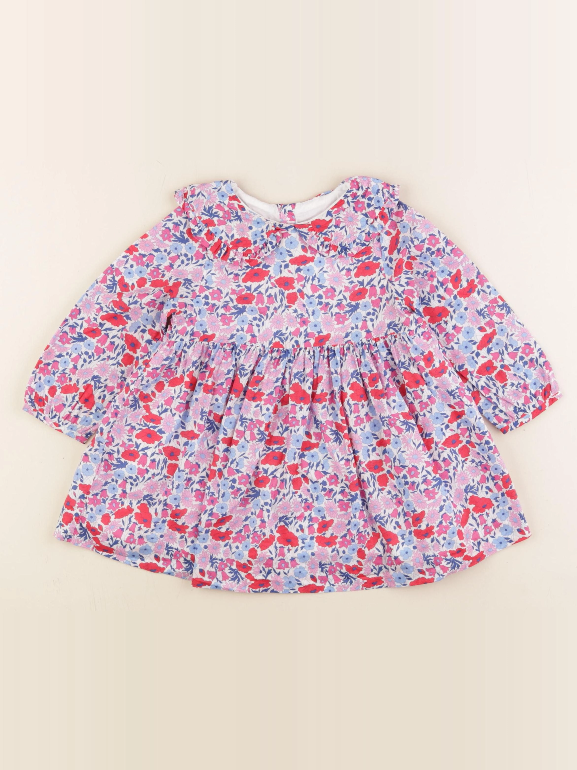 Jacadi - robe liberty multicolore - 18 mois