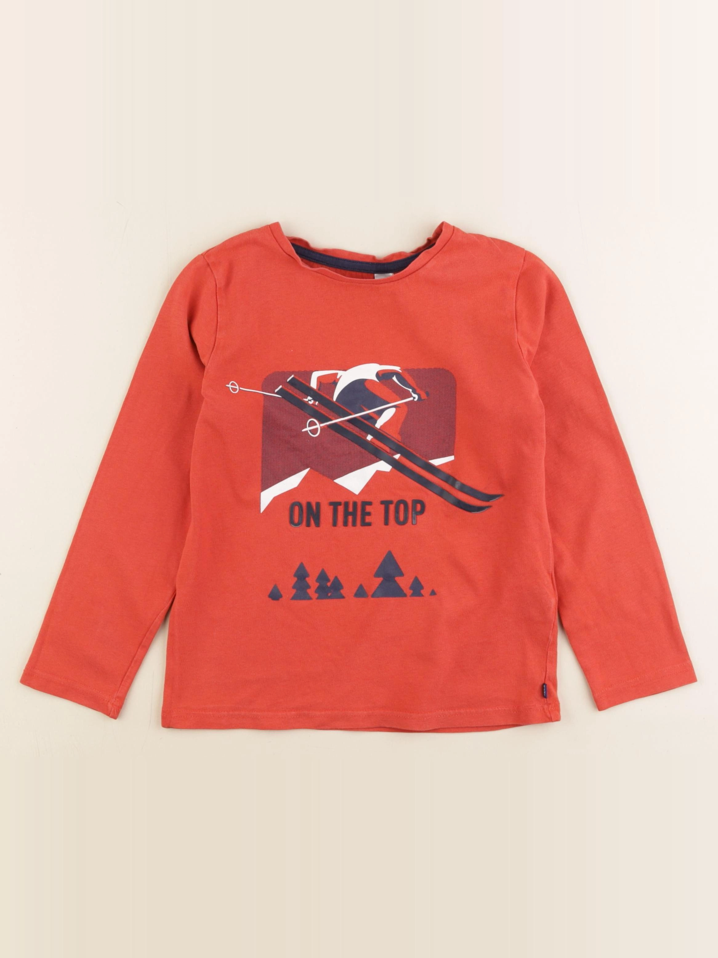 Okaidi - tee-shirt orange - 6 ans