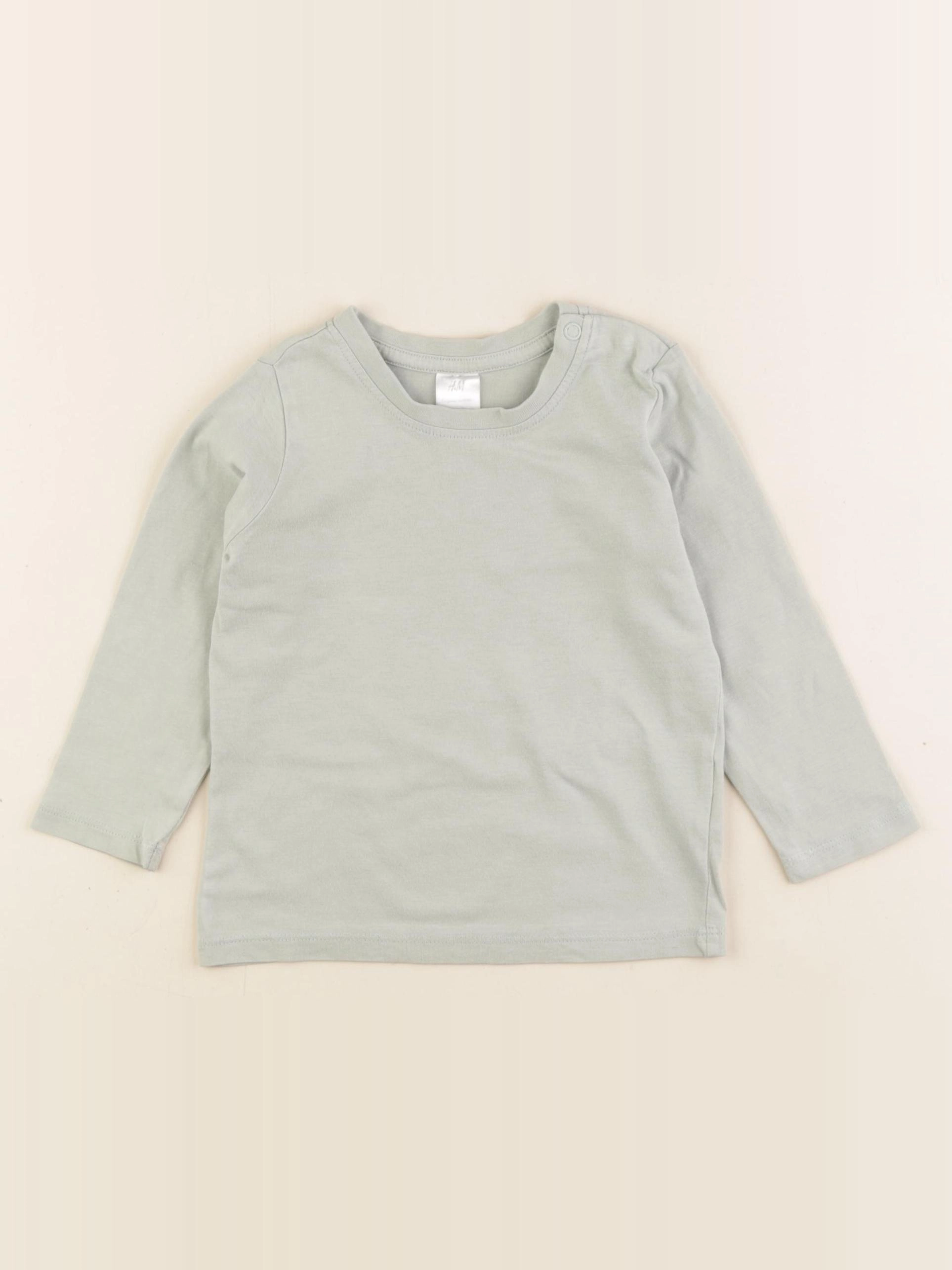 H&M - tee-shirt vert - 9/12 mois