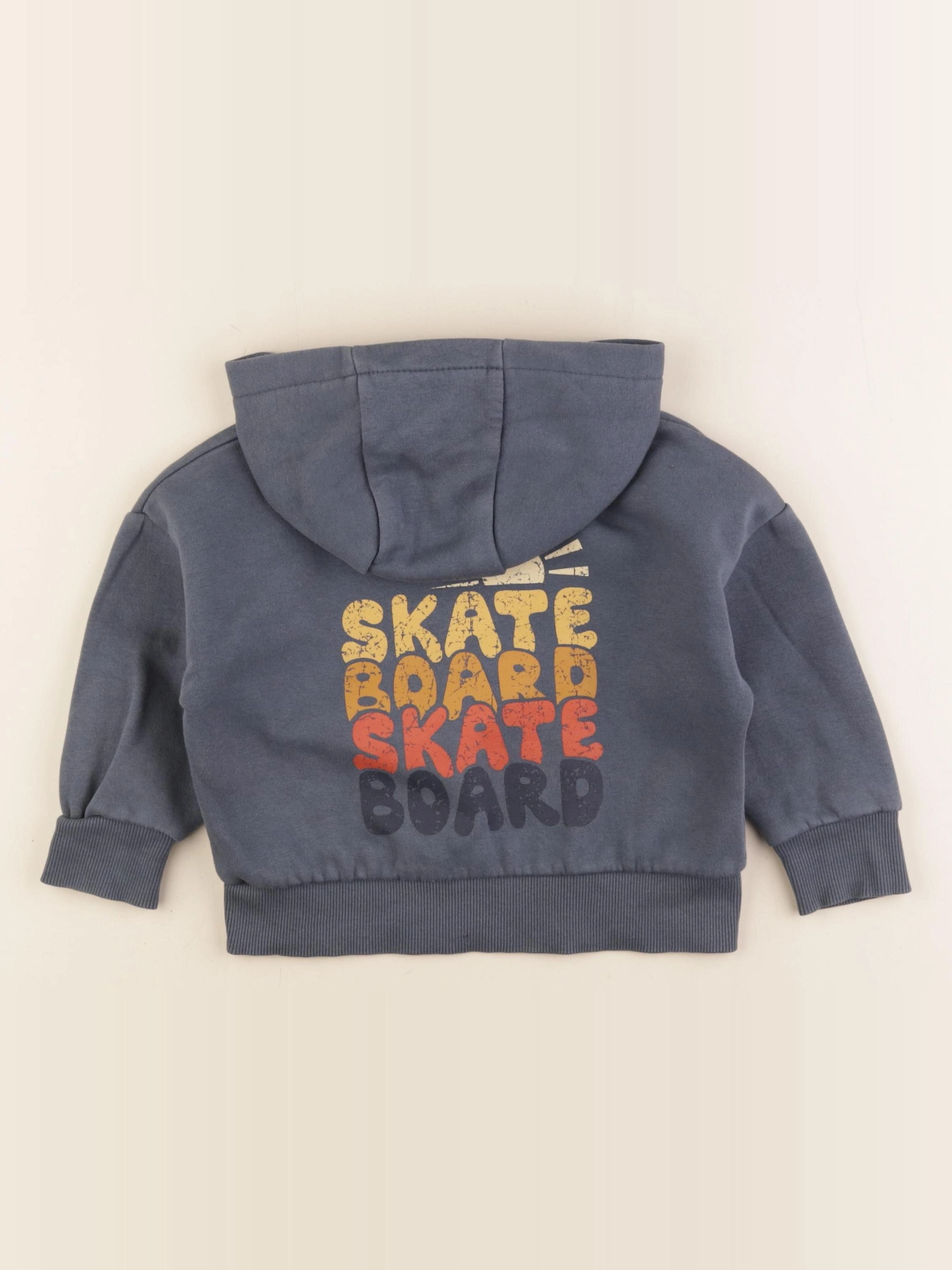 Vertbaudet - sweat bleu - 3 ans