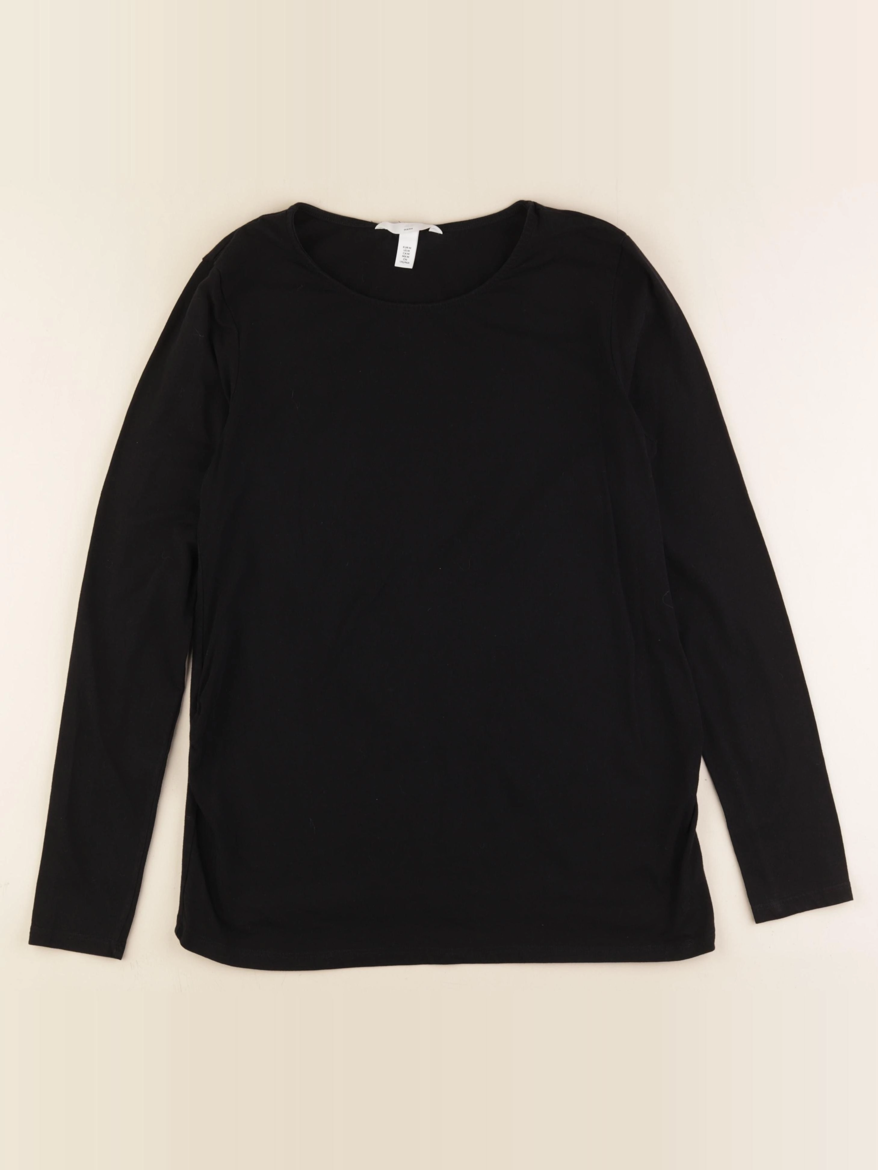 H&M - tee-shirt grossesse noir - 40 à 42