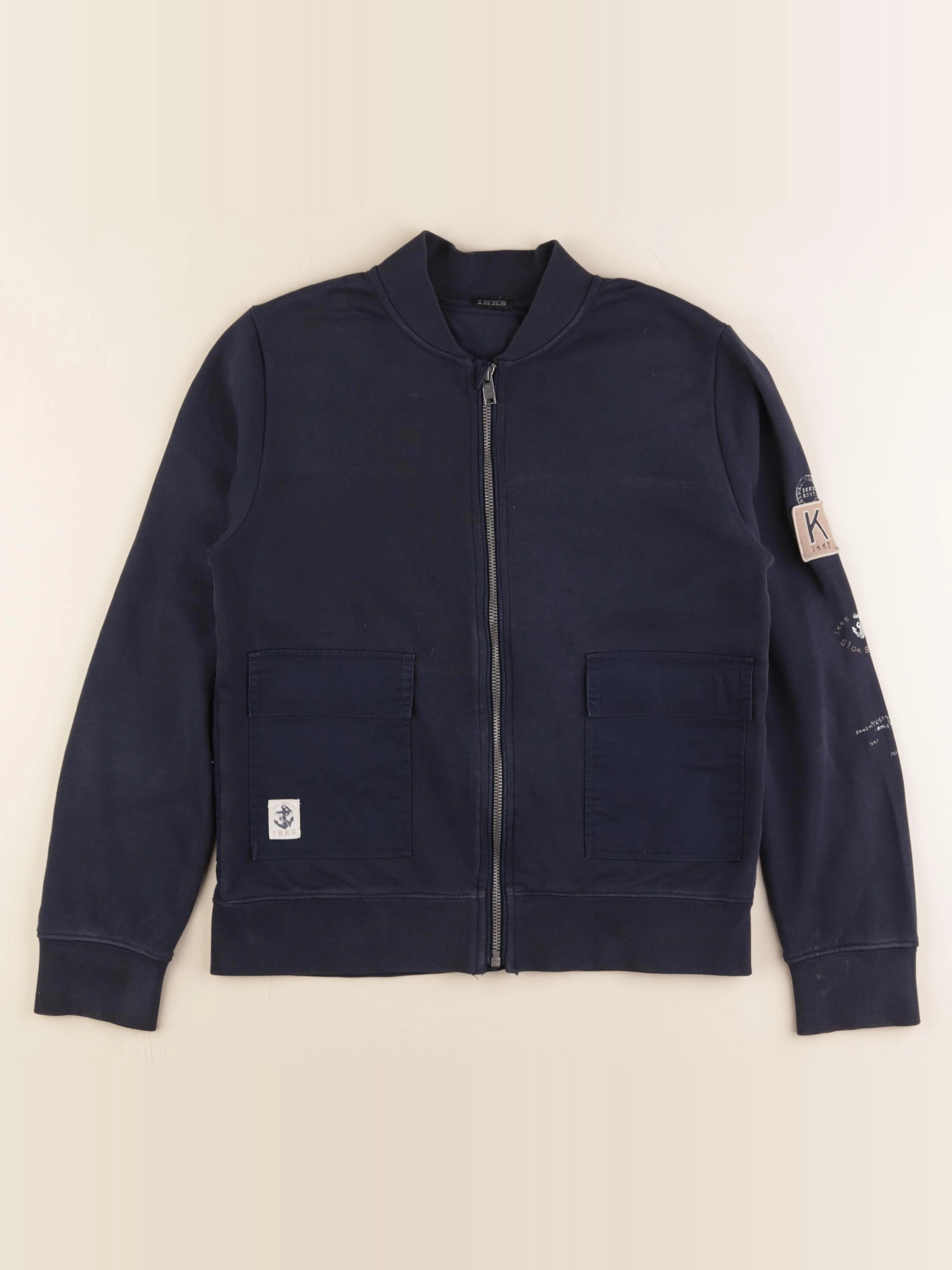 IKKS - sweat bleu - 12 ans