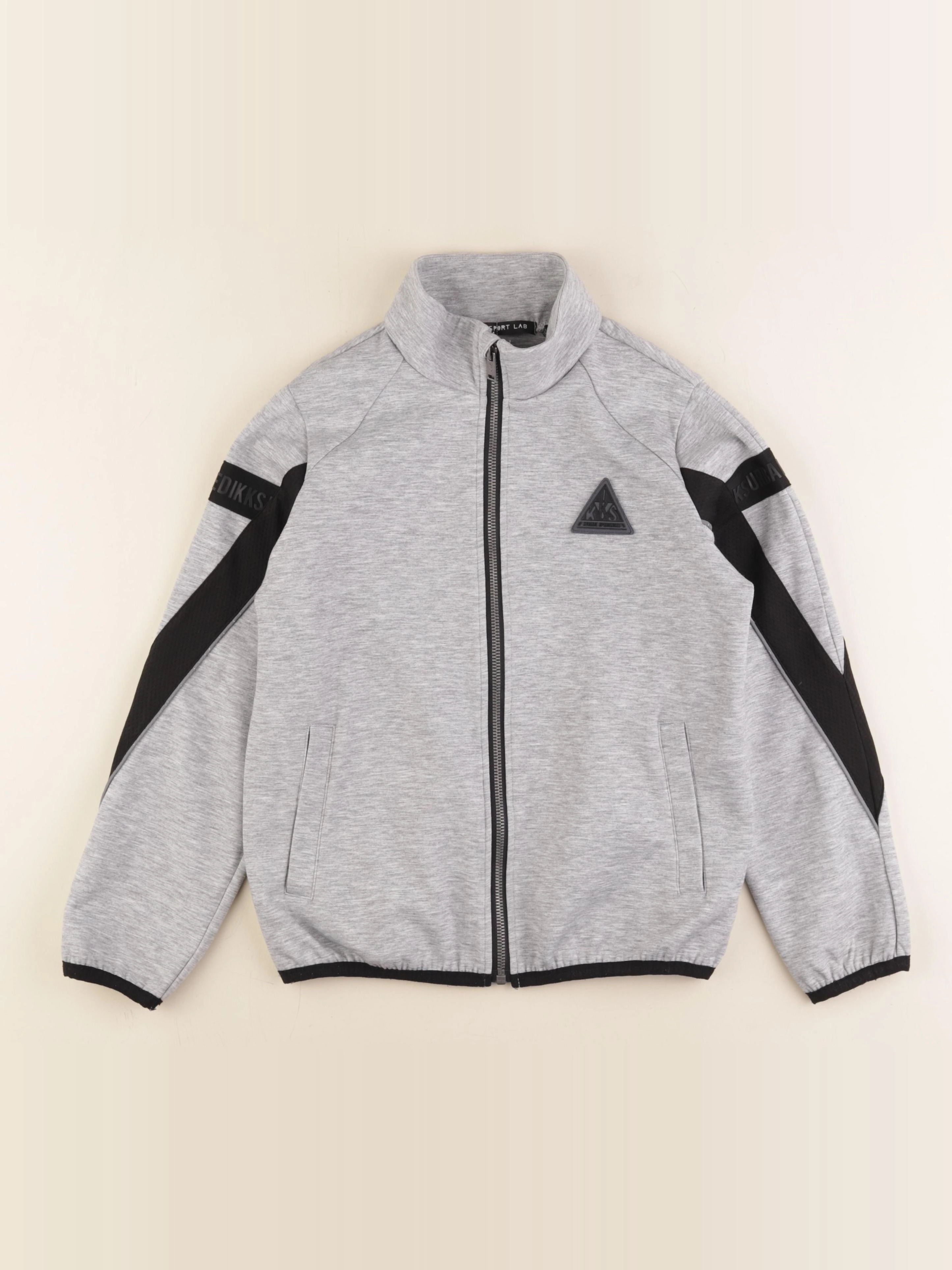 IKKS - sweat gris - 10 ans