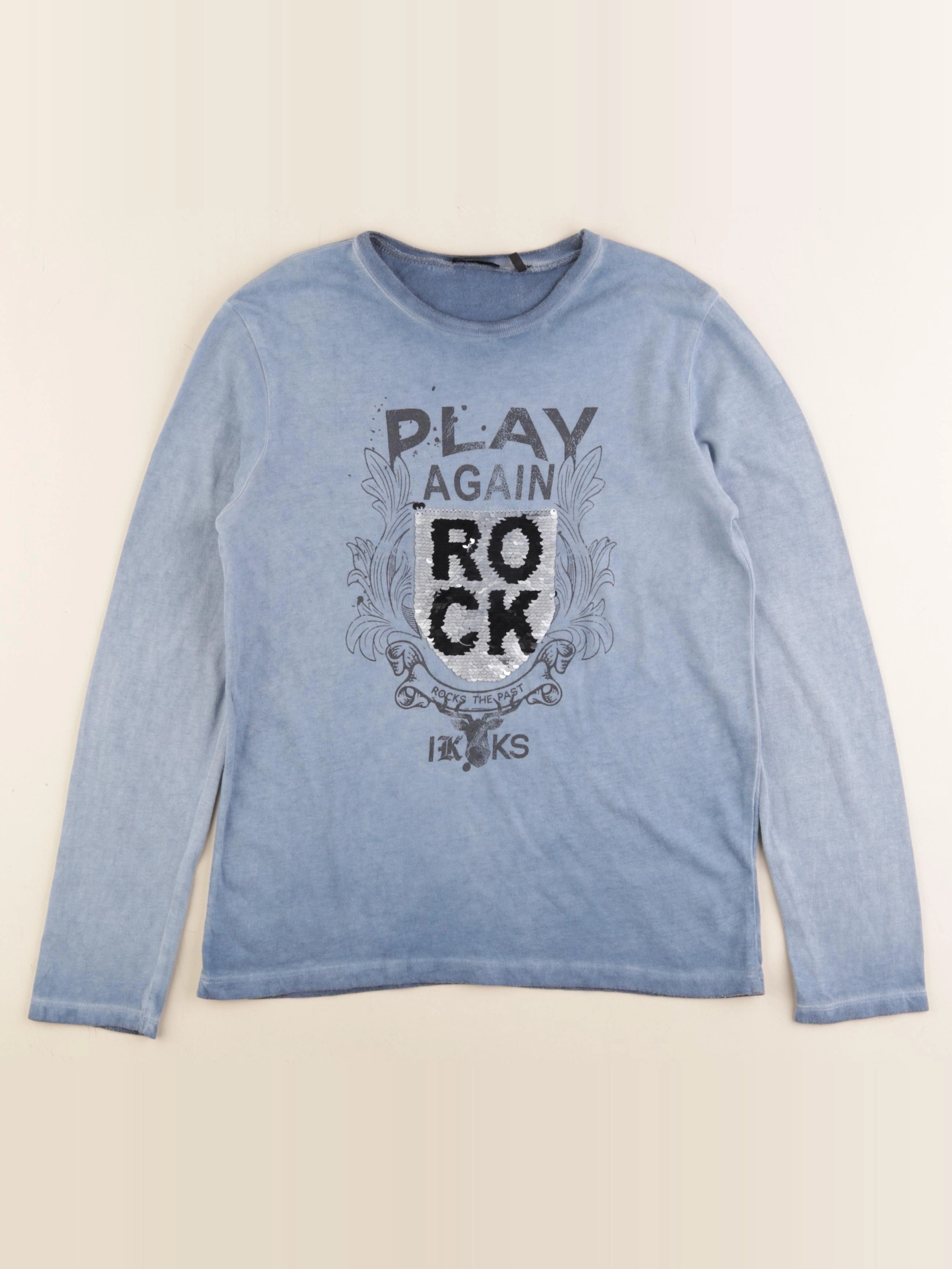 IKKS - tee-shirt bleu - 10 ans