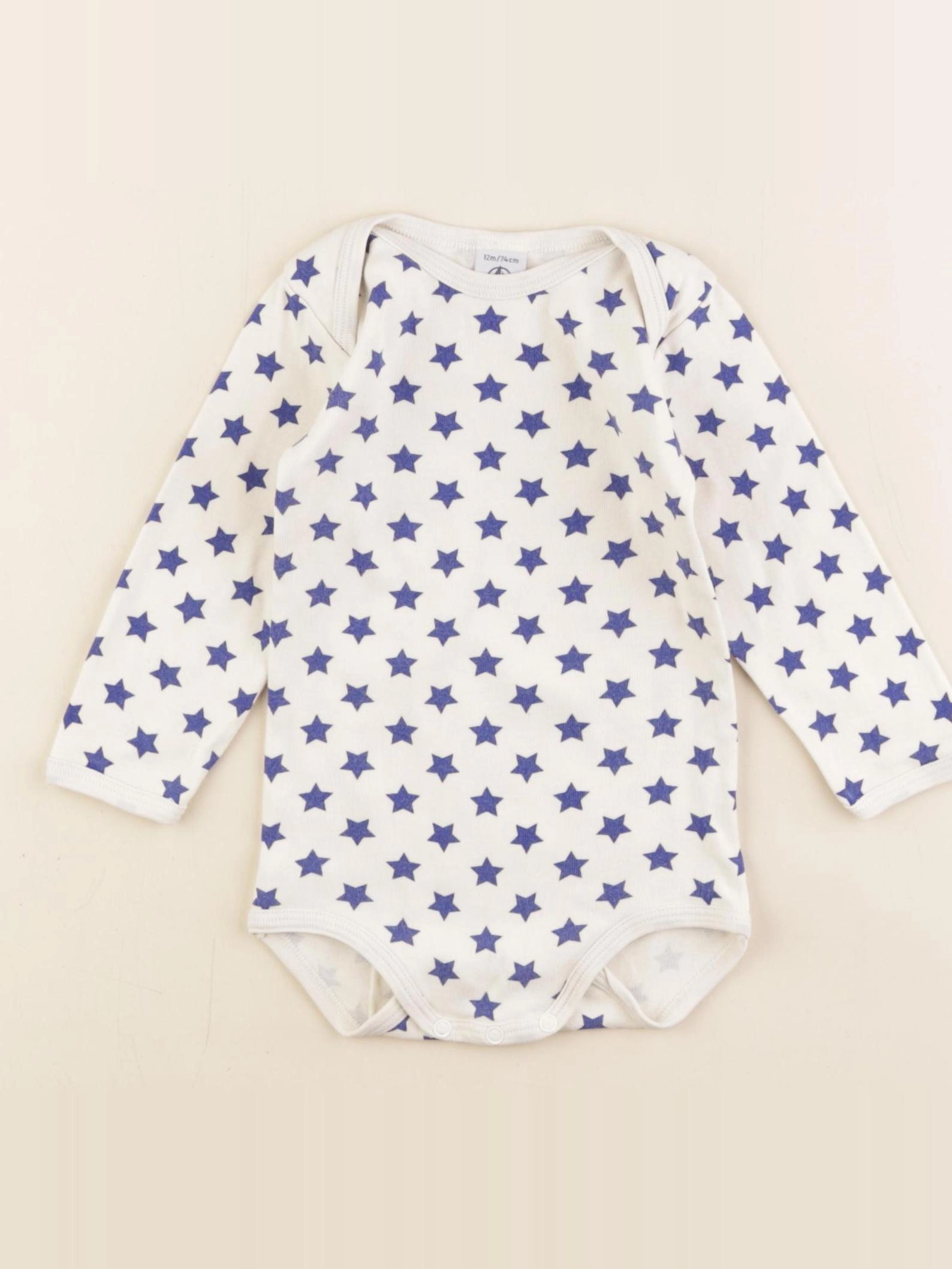 Petit Bateau - body blanc - 12 mois