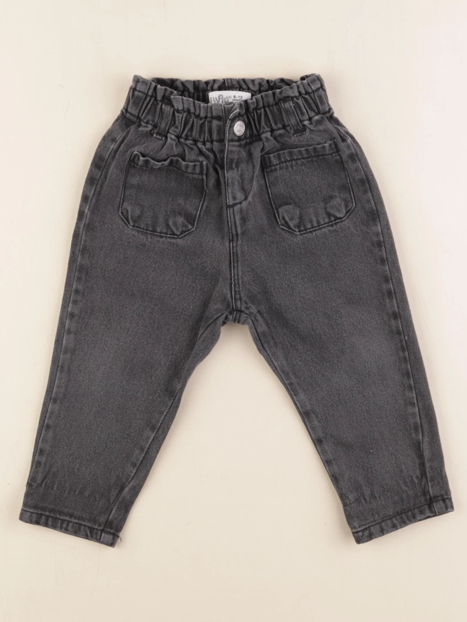 Zara - jean noir - 9/12 mois