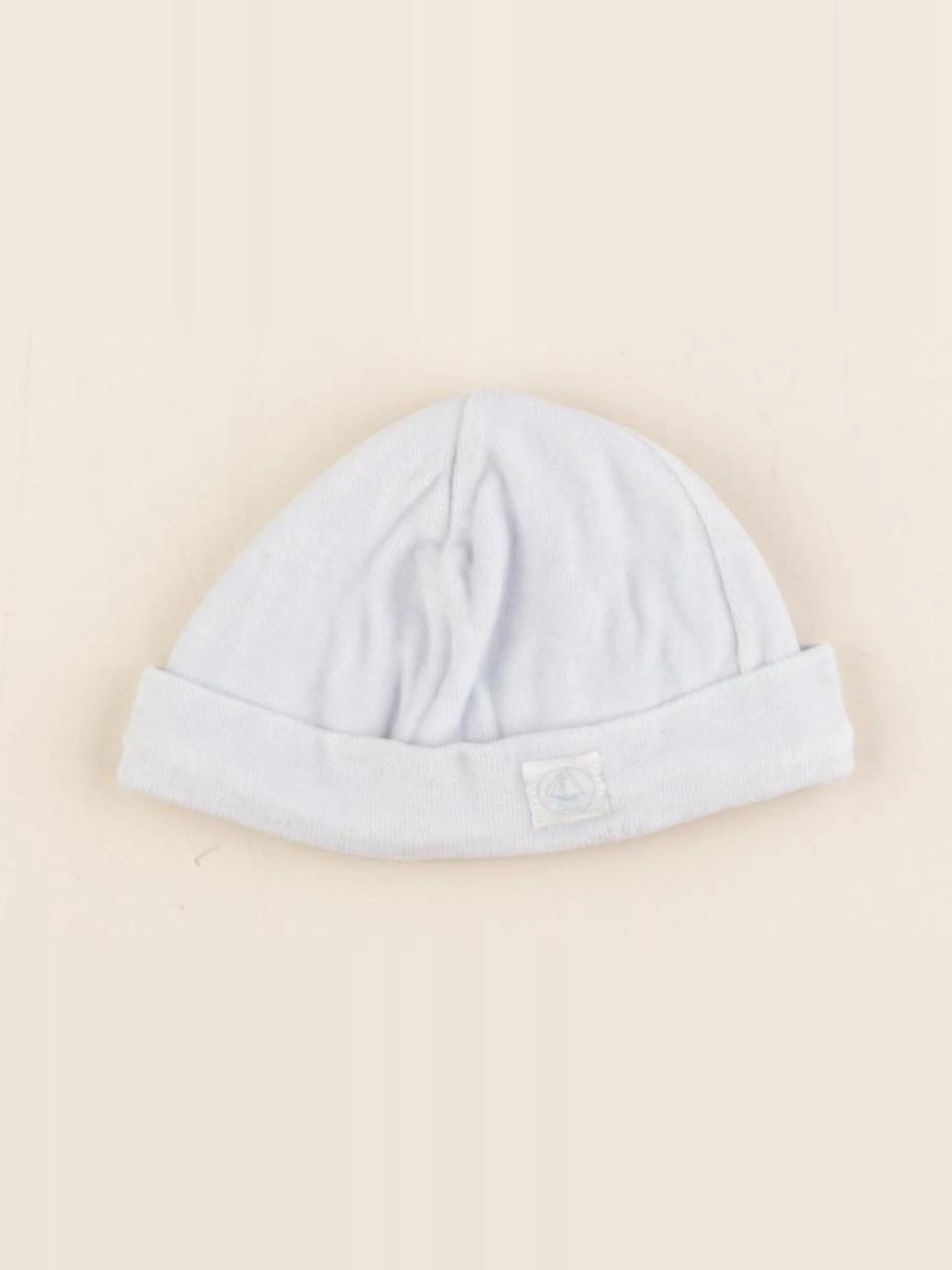 Petit Bateau - bonnet de naissance bleu - 1 mois