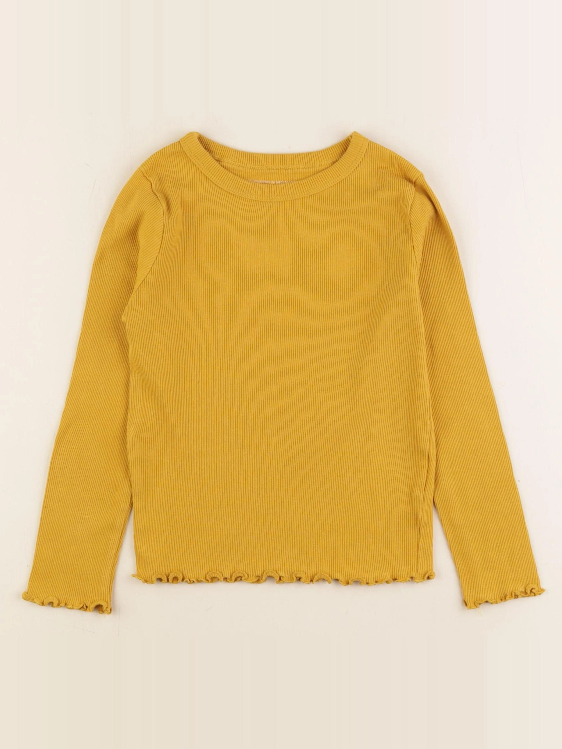 Monoprix - tee-shirt jaune - 6 ans