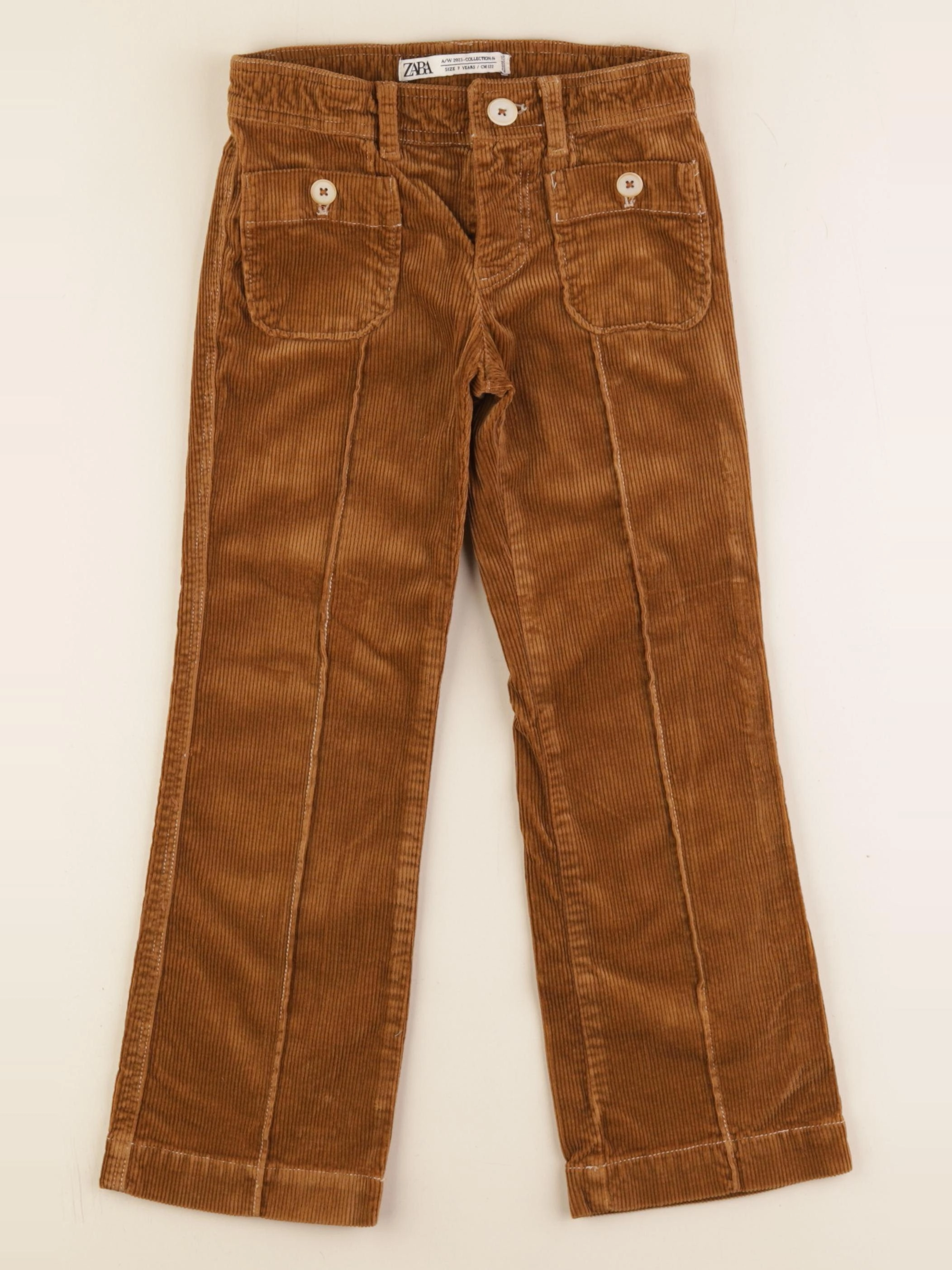 Zara - pantalon marron - 7 ans