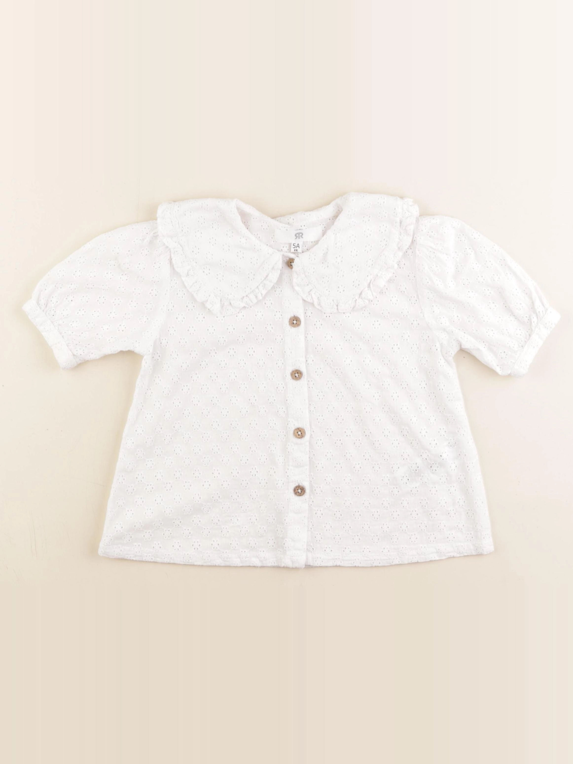 La Redoute - blouse blanc - 5 ans