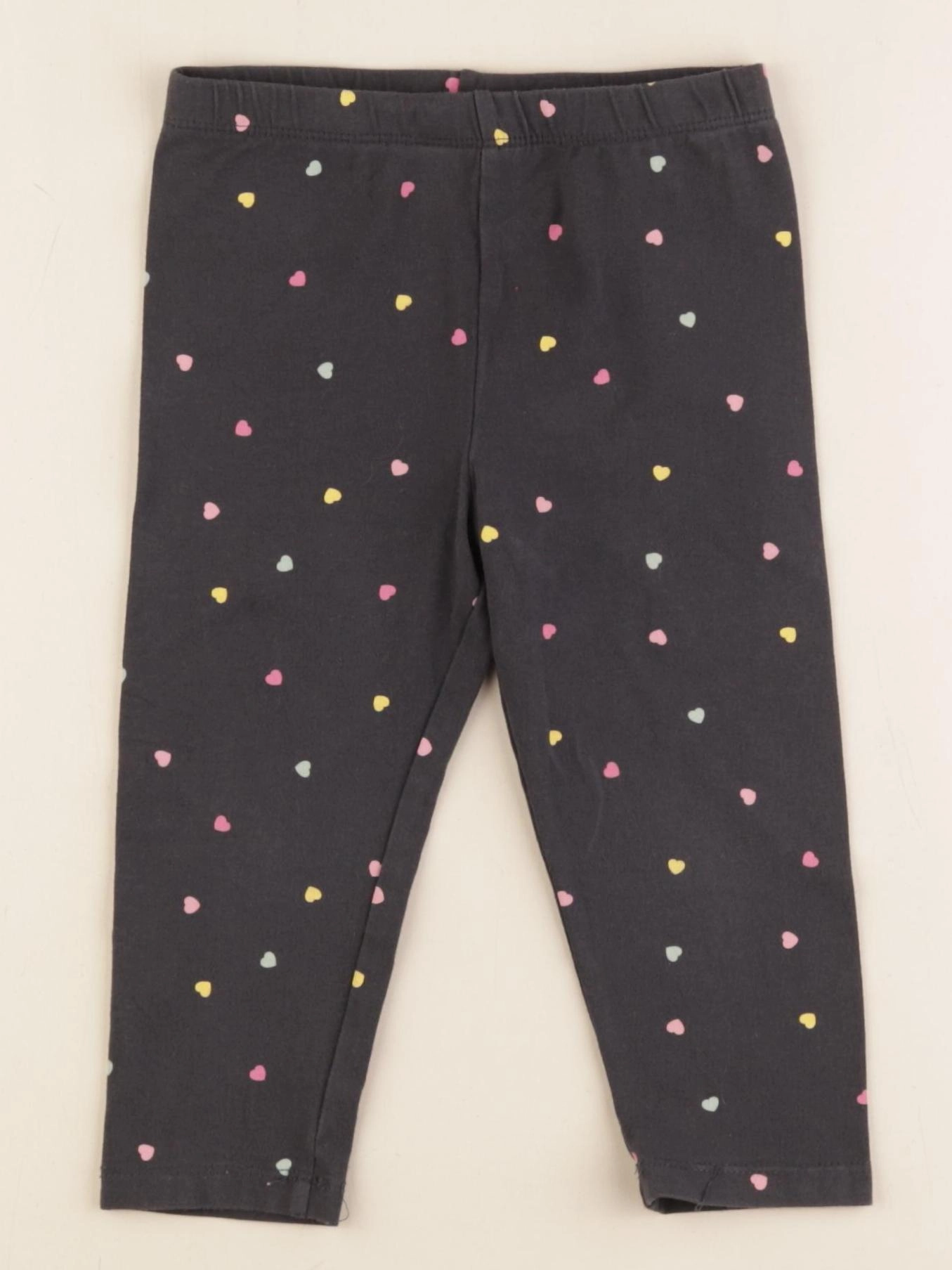 H&M - legging gris - 3/4 ans