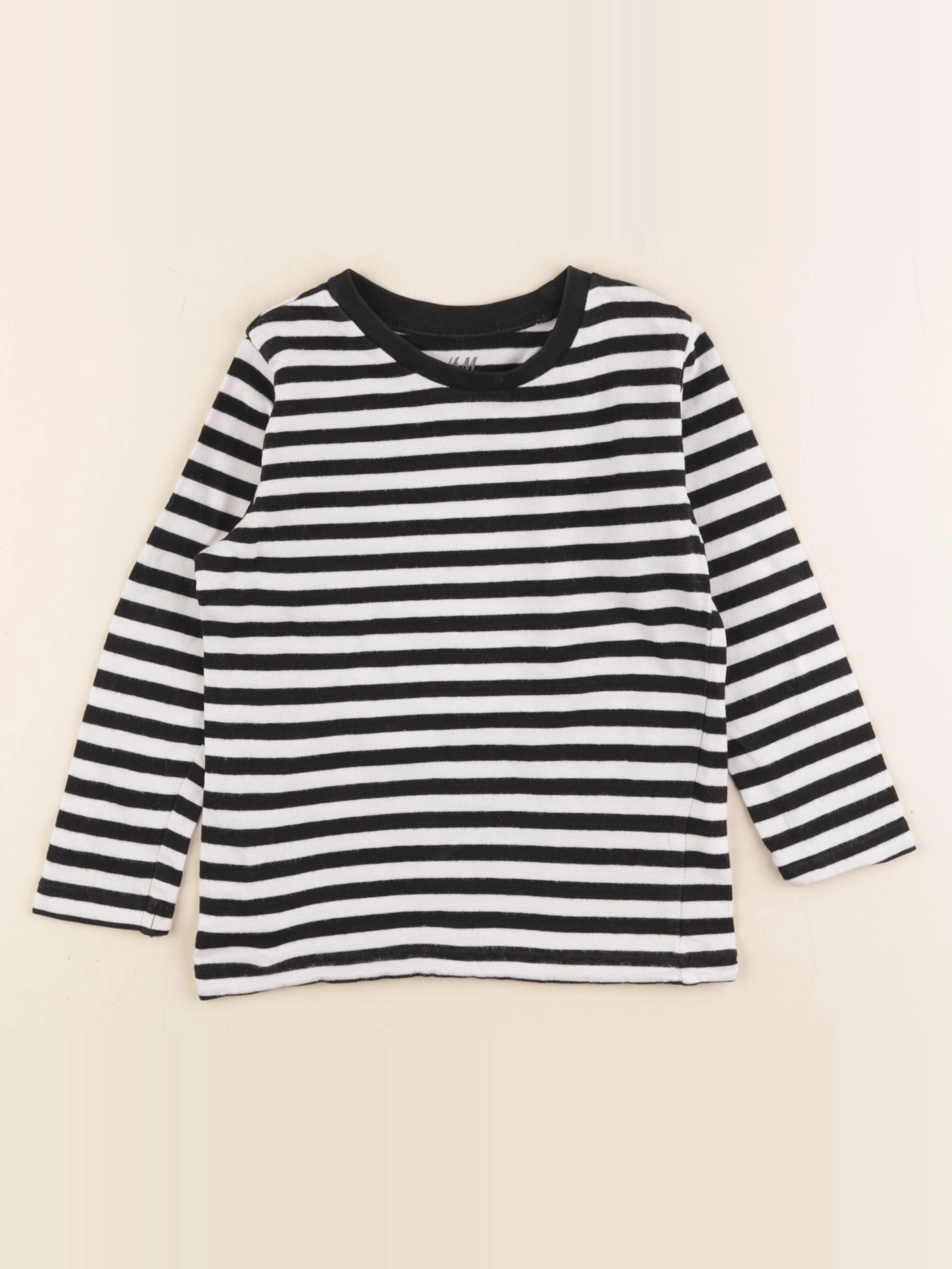 H&M - tee-shirt noir - 12/18 mois