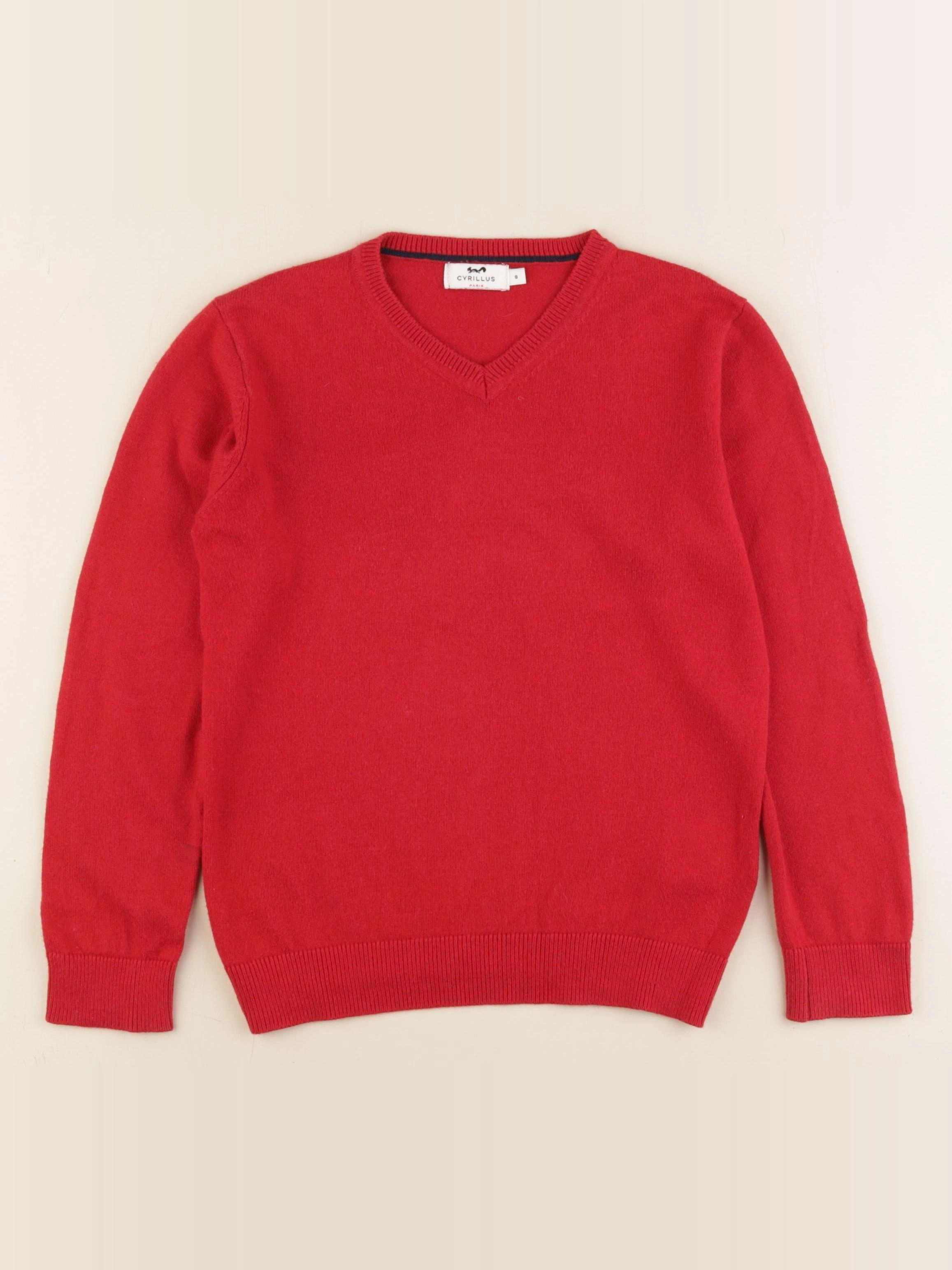 Cyrillus - pull rouge - 8 ans