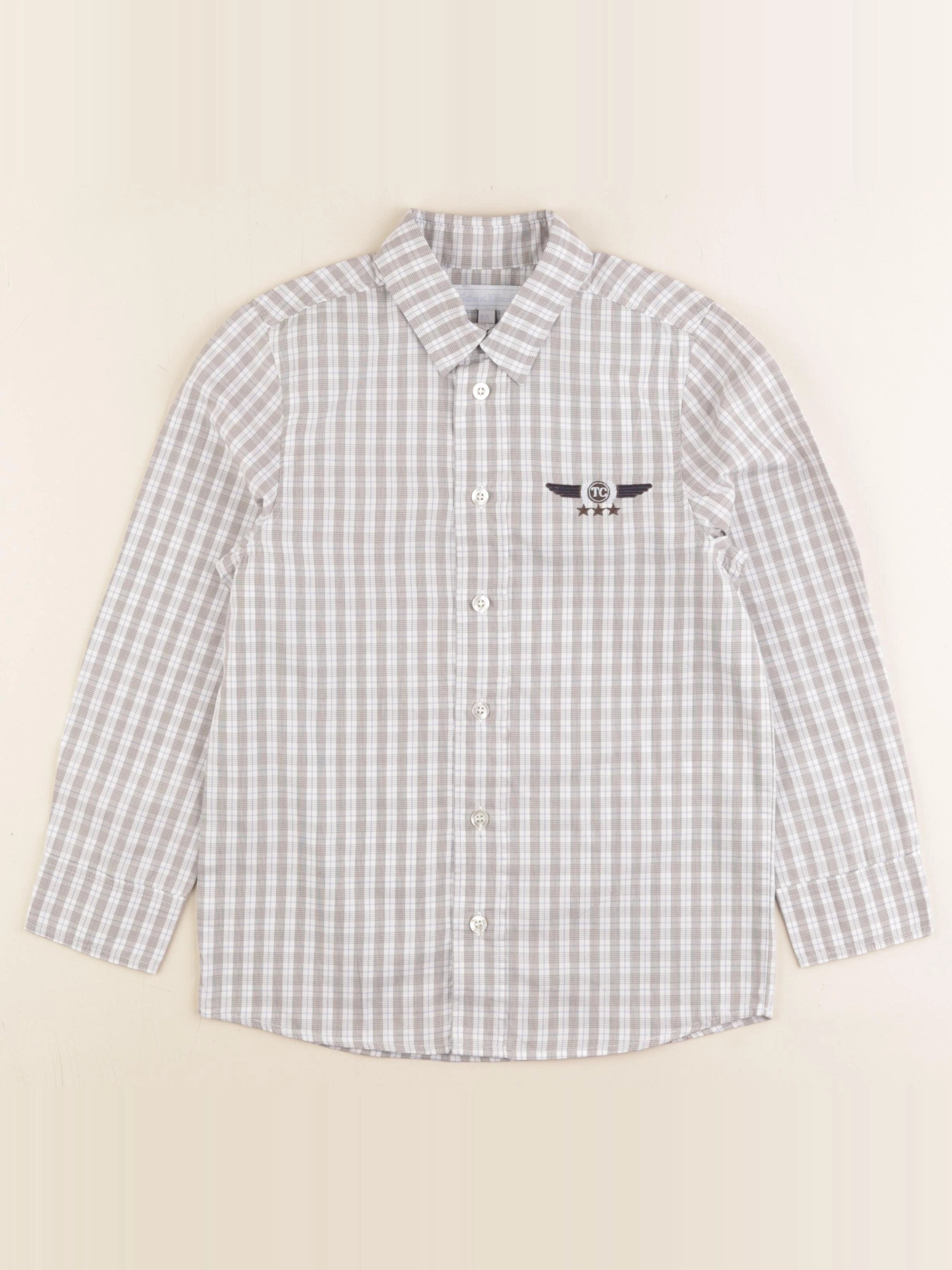 Tartine & Chocolat - chemise bleu - 8 ans