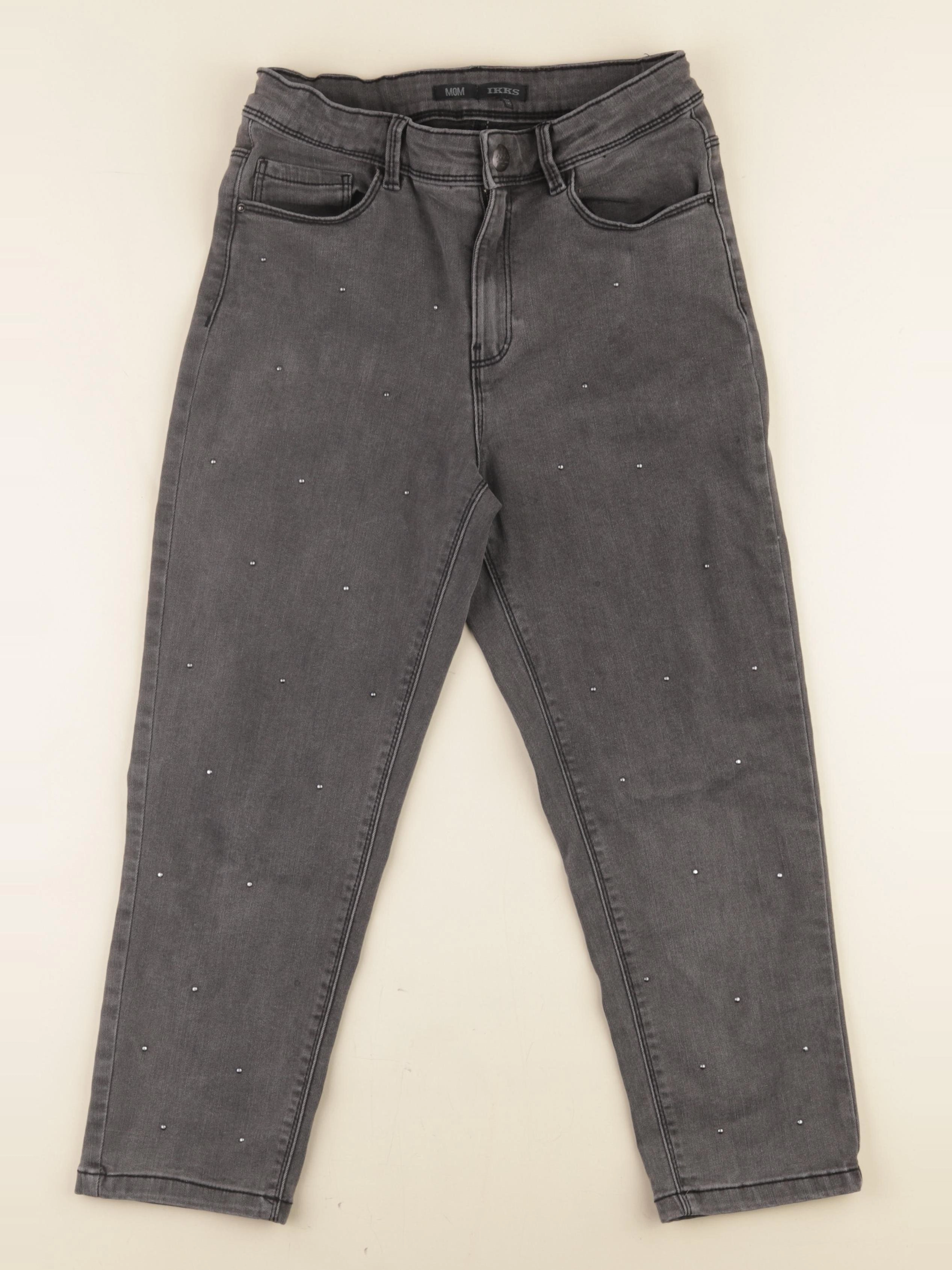 IKKS - jean gris - 10 ans