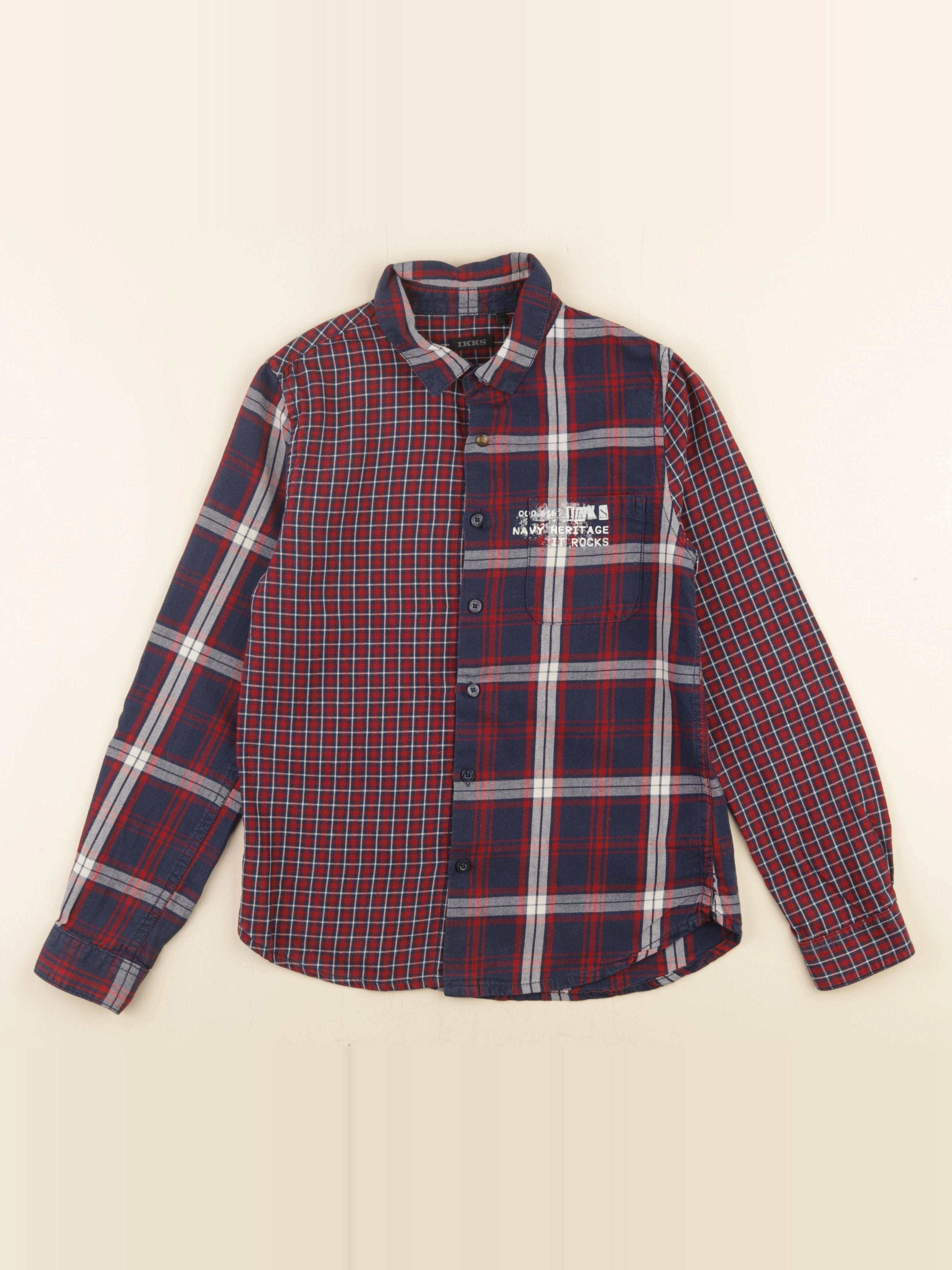 IKKS - chemise rouge - 10 ans