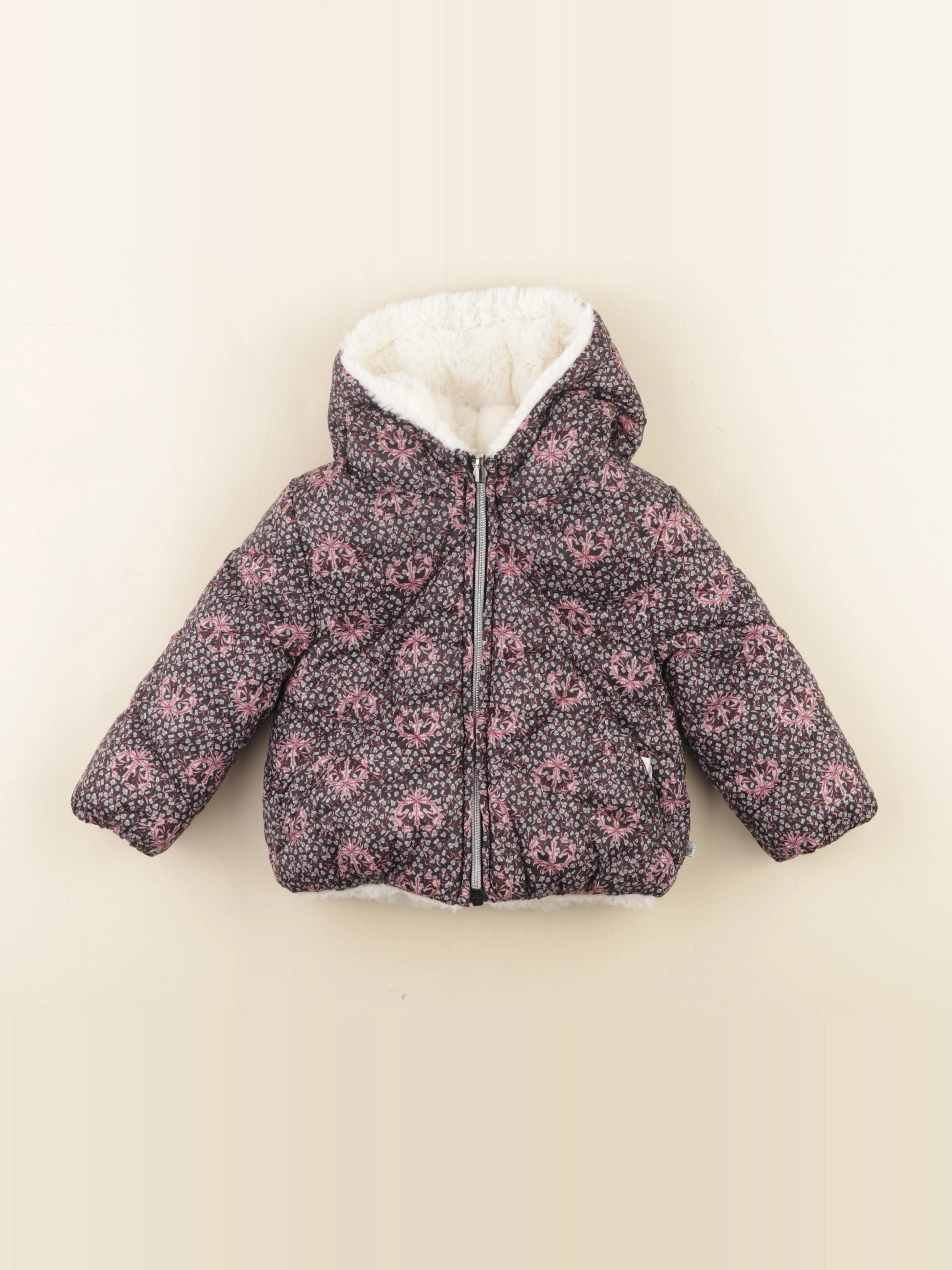 IKKS - veste réversible blanc - 18 mois