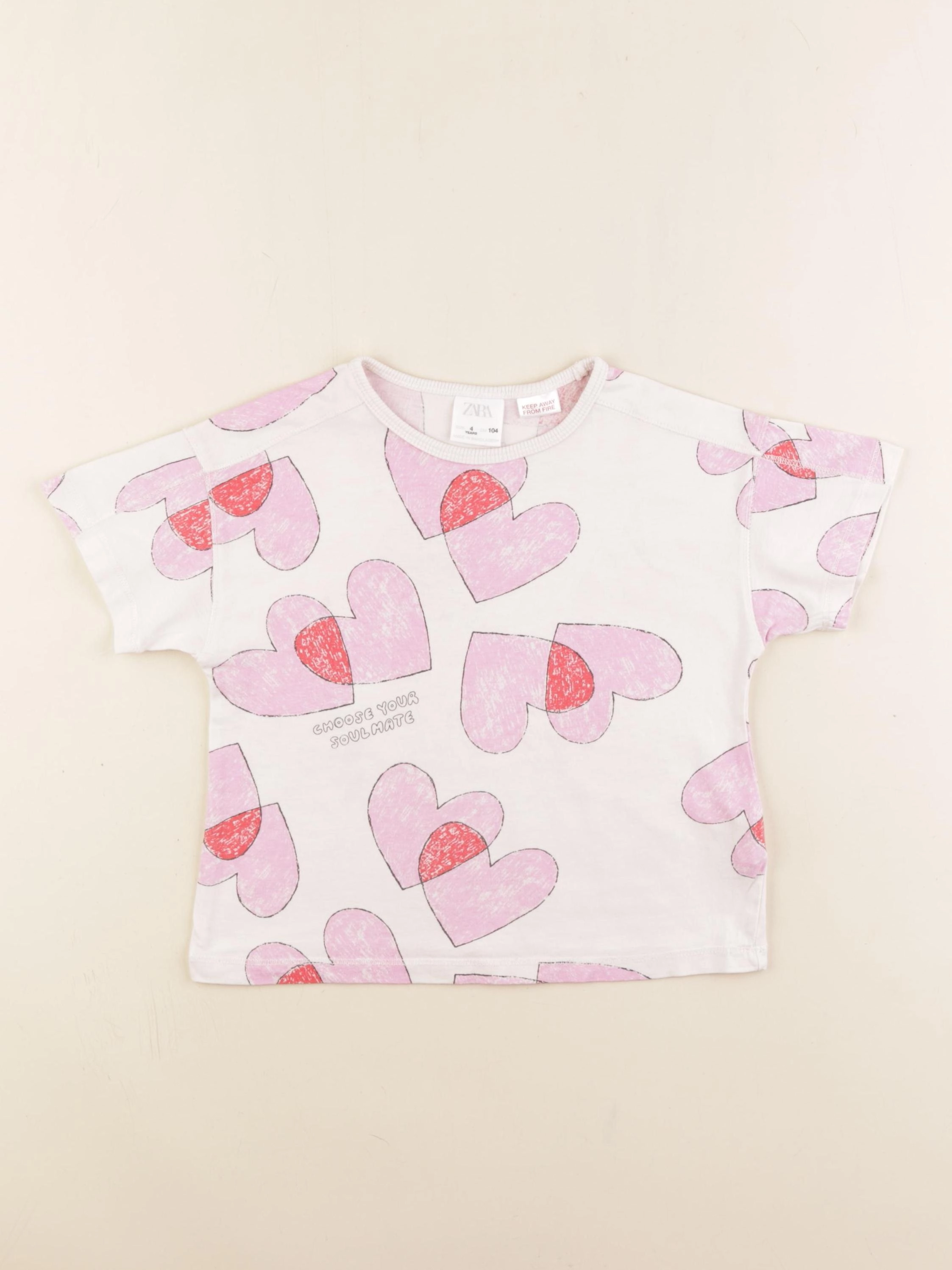 Zara - débardeur beige - 3/4 ans