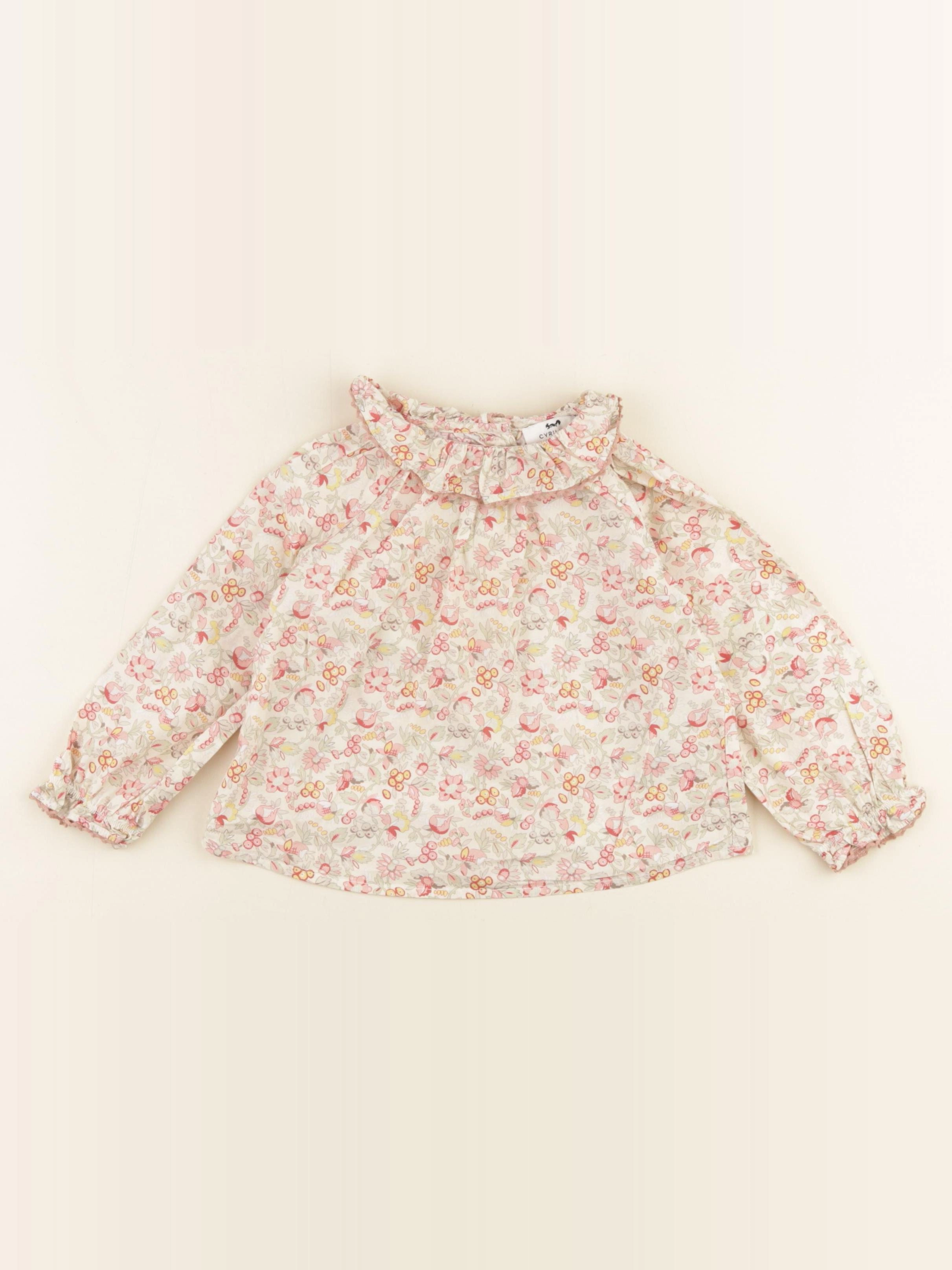 Cyrillus - blouse multicolore - 18 mois