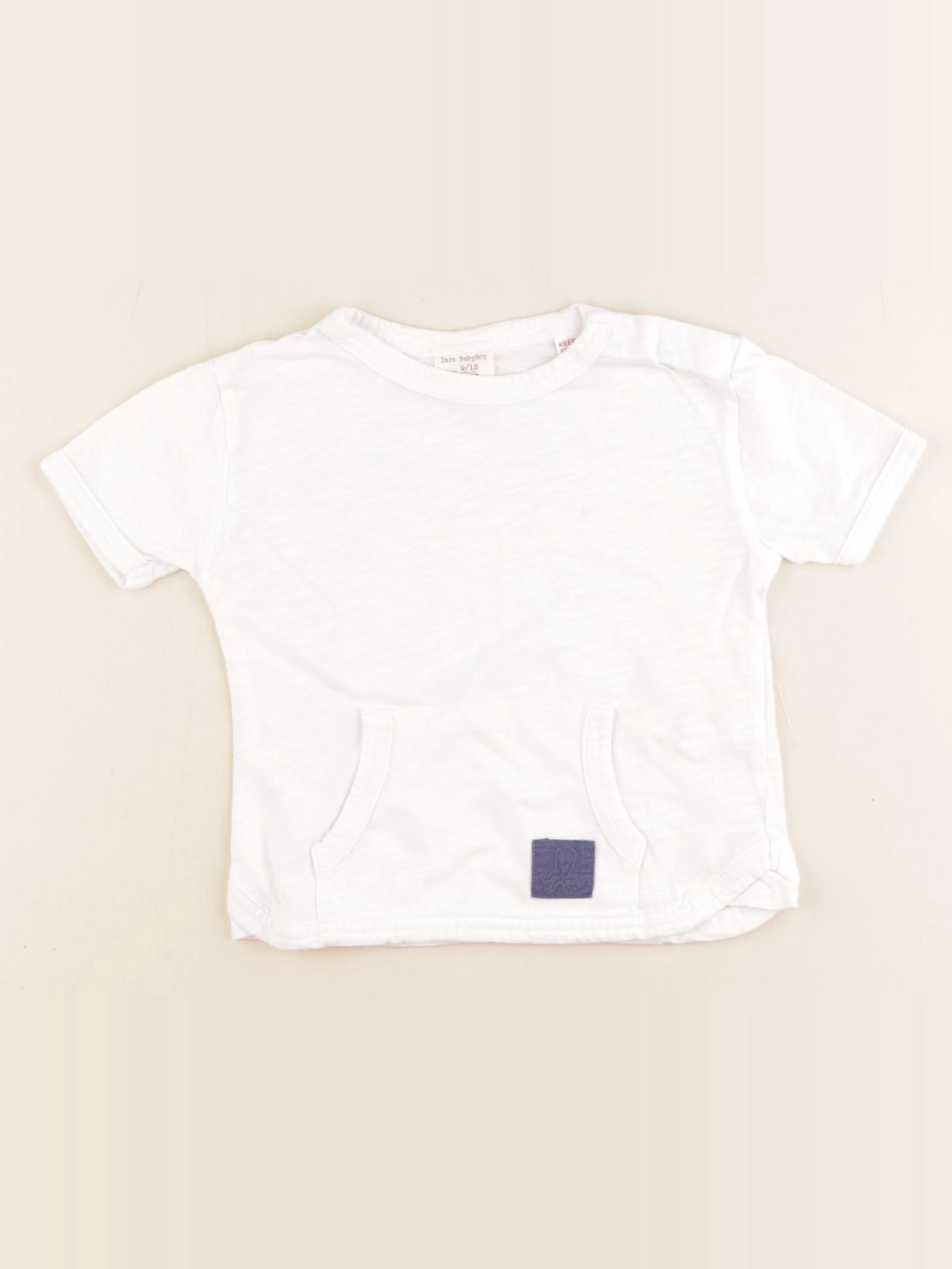 Zara - tee-shirt blanc - 9/12 mois