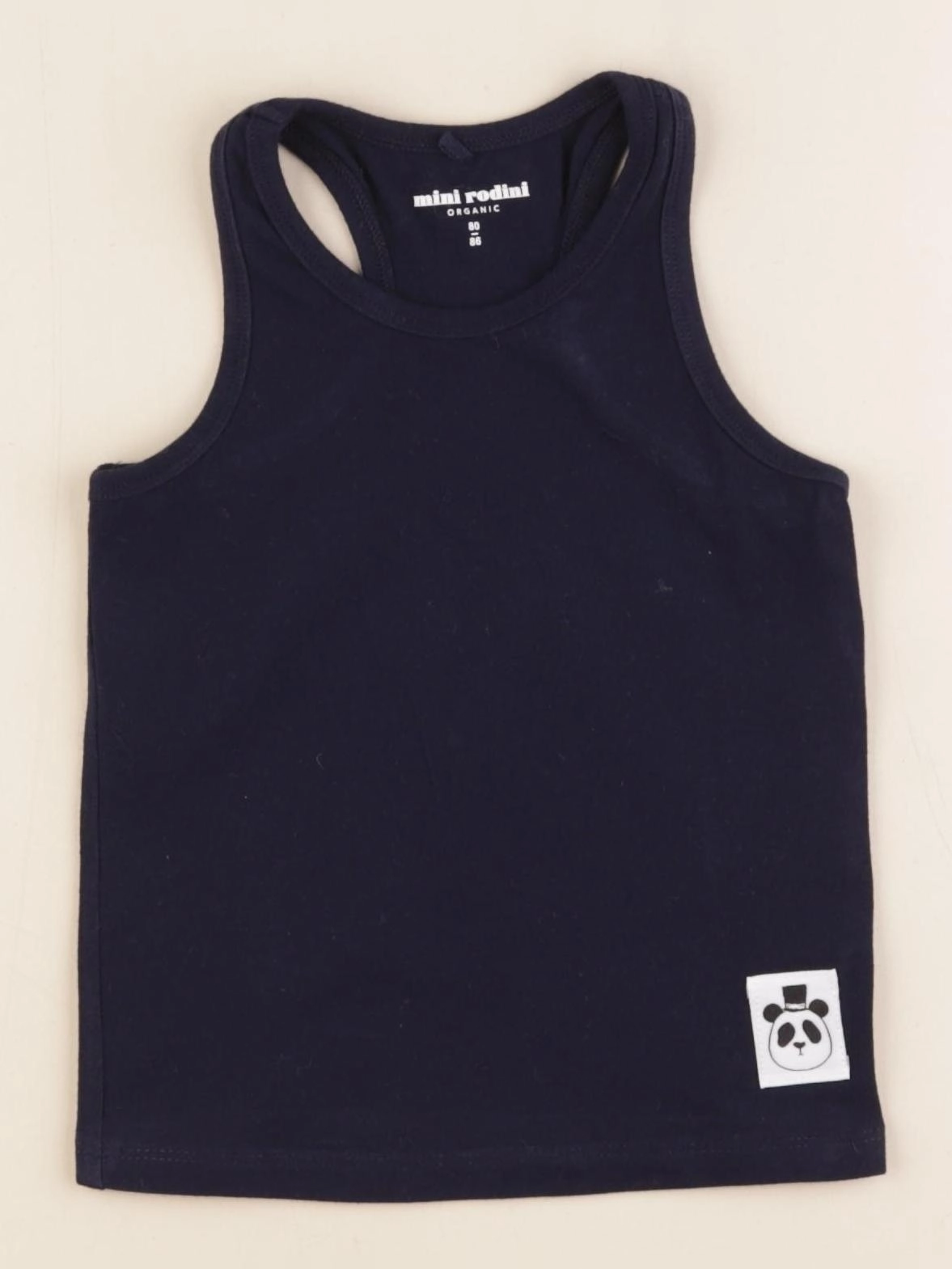 Mini Rodini - débardeur bleu - 12/18 mois